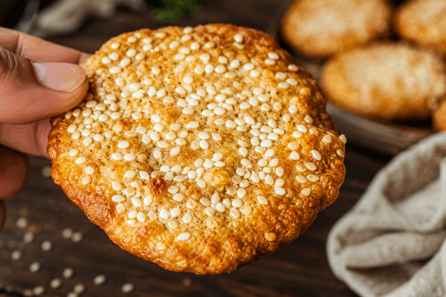 Cookies salés de la forêt sans farine ni gluten, en 4 ingrédients seulement ! 🌿✨ Description Ces cookies salés de la forêt sont une délicieuse gourmandise rustique, croustillante à l’extérieur et fondante à l’intérieur. Sans farine ni gluten, ils mettent en valeur des saveurs naturelles de champignons, noix et herbes fraîches, idéaux pour un apéritif sain et original. Parfaits pour les amateurs de cuisine nature et les intolérants au gluten, ils se préparent en un tour de main avec uniquement 4 ingrédients. Informations Temps de préparation : 10 minutes Temps de cuisson : 20 minutes Nombre de portions : 12 pièces Difficulté : Facile Ingrédients Pour la préparation des cookies 150 g de champignons frais de forêt (cèpes, girolles ou champignons de Paris pour plus de simplicité) 100 g de noix concassées 2 œufs 50 g de parmesan râpé 1 pincée de sel 1 cuillère à soupe d'huile d'olive Quelques brins de thym ou romarin frais (facultatif) Préparation Nettoie soigneusement les champignons puis hache-les finement à l’aide d’un couteau ou d’un mixeur pour obtenir une consistance presque en purée. Dans un saladier, bats les œufs avec le parmesan râpé et l’huile d’olive jusqu’à obtenir un mélange homogène. Ajoute les champignons hachés et les noix concassées dans le saladier. Assaisonne avec une pincée de sel et incorpore les herbes fraîches si souhaité. Mélange délicatement pour bien répartir tous les ingrédients, la pâte doit être suffisante pour former des petits tas. Préchauffe le four à 180°C (chaleur tournante de préférence). Avec une cuillère, forme des petits tas sur une plaque recouverte de papier cuisson, en les espaçant suffisamment. Enfourne pour 18 à 20 minutes, jusqu’à ce que les cookies soient légèrement dorés et fermes au toucher. Sors du four et laisse tiédir avant de décoller délicatement les cookies de la plaque. Astuces Veille à bien hacher les champignons pour ne pas avoir de morceaux trop gros qui empêcheraient la tenue des cookies. Tu peux remplacer le parmesan par du pecorino ou un fromage râpé sans lactose pour une version différente. Conserve ces cookies dans une boîte hermétique à température ambiante jusqu’à 2 jours pour garder leur croustillant. Ajoute une petite touche de piment d’Espelette ou de poivre noir pour relever le goût selon tes préférences. Service Présente ces cookies salés en apéritif accompagnés d’un vin blanc sec ou d’une petite salade fraîche aux herbes sauvages. Ils feront également un excellent encas sain lors d’une randonnée ou d’un pique-nique en pleine nature.