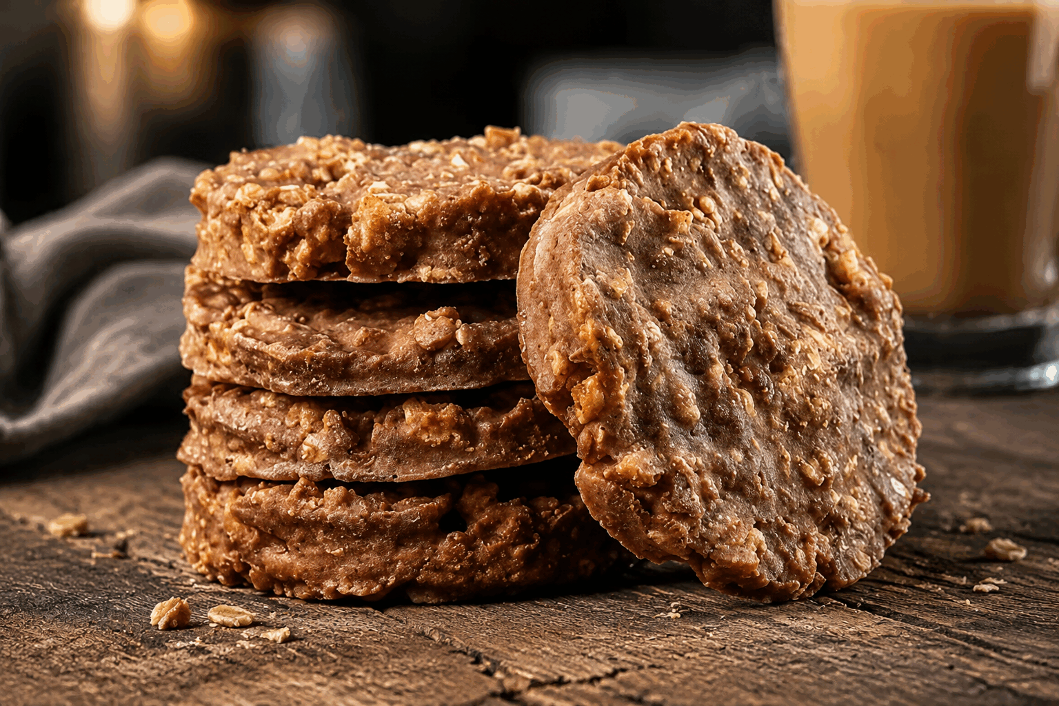 Cookies sans cuisson ni farine, prêts en 5 minutes pour un goûter gourmand et léger 🍪✨ Description Ces cookies sans cuisson ni farine sont parfaits pour un goûter rapide et sain. Leur texture moelleuse et leur saveur naturellement sucrée en font une gourmandise légère et savoureuse. Faciles à préparer, ils conviennent aussi bien aux enfants qu’aux adultes pressés. Informations Temps de préparation : 5 minutes Temps de cuisson : 0 minute Nombre de portions : 10 pièces Difficulté : Facile Ingrédients Pour les cookies 150 g de flocons d’avoine 100 g de purée d’amandes (ou beurre de cacahuète) 70 g de miel ou sirop d’érable 40 g de pépites de chocolat noir 1 cuillère à café d’extrait de vanille 1 pincée de sel 30 g de noix concassées (facultatif) Préparation Mélange dans un grand bol les flocons d’avoine, la pincée de sel, les noix concassées et les pépites de chocolat. Dans un autre récipient, combine la purée d’amandes, le miel et l’extrait de vanille jusqu’à obtenir un mélange homogène. Verse le mélange liquide sur les ingrédients secs et mélange bien à la cuillère jusqu’à ce que la préparation soit collante et homogène. Forme des petites boules avec les mains puis aplatis-les légèrement pour obtenir la forme de cookies. Dispose les cookies sur une assiette recouverte de papier sulfurisé ou dans une boîte hermétique. Laisse reposer au réfrigérateur pendant au moins 30 minutes pour qu’ils se raffermissent, ou déguste-les immédiatement pour une texture plus tendre. Astuces Remplace la purée d’amandes par du beurre de cacahuète ou de noisette selon tes goûts. Pour une version encore plus légère, utilise du sirop d’agave ou du nectar d’agave en remplacement du miel. Ajoute des fruits secs ou des zestes d’agrumes pour varier les saveurs. Conserve les cookies dans un récipient hermétique au réfrigérateur pour préserver leur fraîcheur jusqu’à 5 jours. Service Servez ces cookies nature avec une tasse de thé, un verre de lait d’amande ou un café. Ils sont idéaux pour un goûter sur le pouce, une collation saine ou pour accompagner un dessert léger lors d’une pause gourmande.