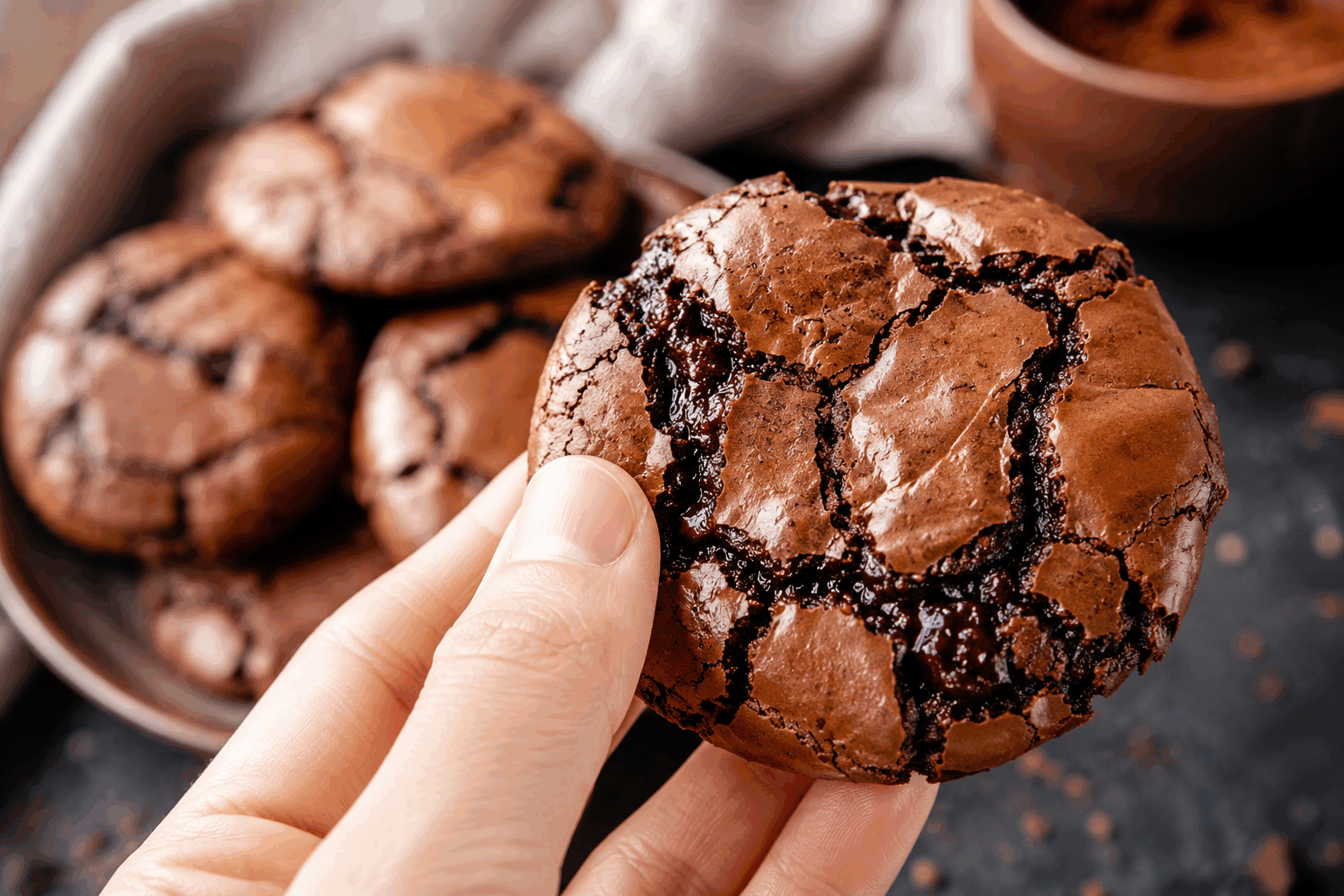 Cookies ultra rapides sans farine ni beurre, seulement 3 ingrédients pour un plaisir fondant 🔥 Description Ces cookies faciles et express sont parfaits pour les moments où l'on veut se faire plaisir sans se compliquer la vie. Leur texture fondante étonne, malgré l'absence de farine et de beurre traditionnels. Idéal pour un goûter gourmand ou une pause café rapide. Informations Temps de préparation : 5 minutes Temps de cuisson : 10 minutes Nombre de portions : 8 cookies Difficulté : Facile Ingrédients Pour les cookies 150 g de pépites de chocolat noir 2 œufs moyens 100 g de purée de noix de cajou (ou autre purée d’oléagineux sans sucre ajouté) Préparation Préchauffe le four à 180°C (chaleur tournante de préférence). Dans un grand bol, mélange la purée de noix de cajou avec les œufs jusqu’à obtenir une préparation homogène. Incorpore les pépites de chocolat en remuant délicatement. Forme des petits tas de pâte sur une plaque recouverte de papier cuisson, en les espaçant légèrement car ils s’étalent peu. Enfourne pendant 8 à 10 minutes, ils doivent rester légèrement mous en sortant du four pour un cœur fondant. Laisse refroidir 5 minutes avant de décoller doucement les cookies et de les laisser refroidir complètement sur une grille. Astuces Choisis une purée d’oléagineux bien fluide pour faciliter le mélange et la texture fondante. Tu peux remplacer les pépites de chocolat par des morceaux de fruits secs ou des éclats de noisettes pour varier les saveurs. Ne prolonge pas trop la cuisson afin de garder le cœur moelleux et fondant. Conserve les cookies dans une boîte hermétique à température ambiante pour garder toute leur douceur. Service Servez ces cookies tièdes accompagnés d’un verre de lait végétal ou d’un café noir pour un goûter simple et réconfortant. Parfaits pour une pause improvisée ou à emporter comme snack rapide.