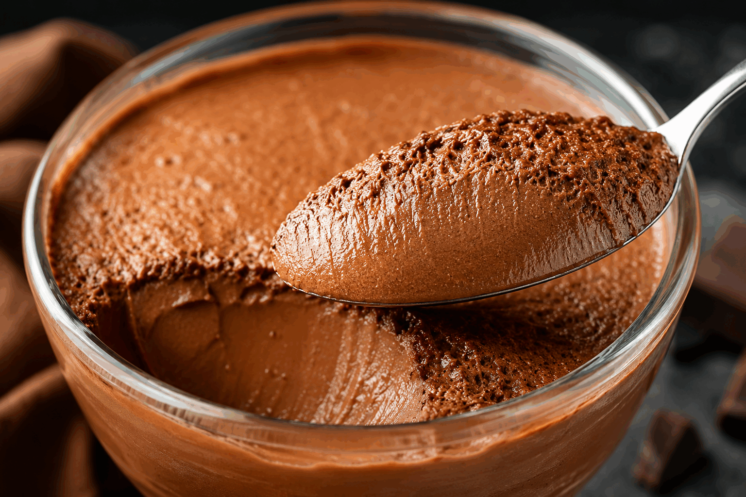 Crème au chocolat et lait en 2 ingrédients, prêt en 5 minutes, un délice fondant 😍 Description Cette crème au chocolat onctueuse et fondante se prépare en un temps record avec seulement deux ingrédients simples. Sa texture veloutée et son goût intense de cacao en font un dessert réconfortant parfait pour toutes les occasions. Idéale pour une envie gourmande express, elle ravira petits et grands. Informations Temps de préparation : 5 minutes Temps de cuisson : 0 minute Nombre de portions : 4 Difficulté : Facile Ingrédients Pour la crème 200 ml de lait entier 100 g de chocolat noir (minimum 60% de cacao) Préparation Fais chauffer doucement le lait dans une casserole jusqu'à frémissement, sans le faire bouillir. Casse le chocolat en petits morceaux et place-les dans un bol résistant à la chaleur. Verse le lait chaud sur le chocolat, puis laisse reposer 1 minute sans remuer pour permettre au chocolat de fondre doucement. Mélange ensuite délicatement avec un fouet jusqu’à obtenir une crème lisse et brillante. Laisse tiédir quelques minutes à température ambiante, puis place au frais si vous préférez une crème froide et plus ferme. Astuces Utilise un chocolat de bonne qualité pour un goût intense et une texture parfaite. Si la crème est trop liquide, ajoute un peu plus de chocolat ou laisse-la reposer au frais pour qu’elle épaississe. Pour une version plus gourmande, ajoute une cuillère à café de sucre ou une pointe de vanille dans le lait avant de le chauffer. Serre la crème dans des ramequins individuels pour une présentation élégante et facile à servir. Service Présente la crème au chocolat dans de petits bols ou verrines, seule ou accompagnée de quelques fruits frais comme des framboises ou des tranches de banane. Ce dessert simple et rapide convient parfaitement après un repas léger ou comme gourmandise à tout moment de la journée.