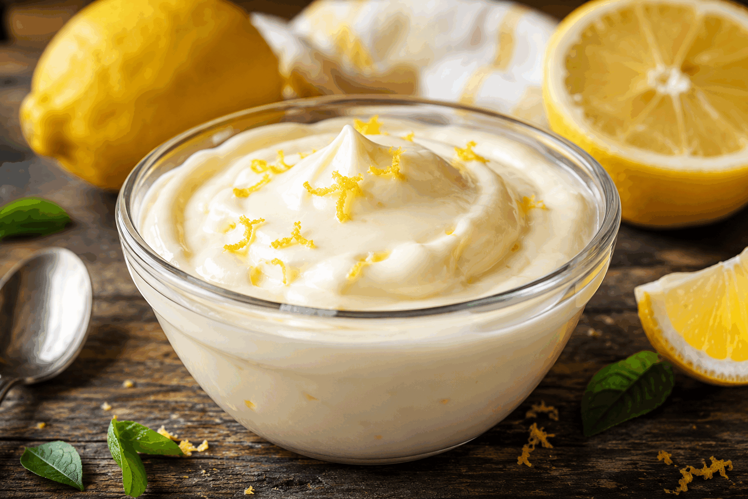 Crème citron extra rapide, sans œufs ni crème, juste 3 ingrédients 🍋👌
