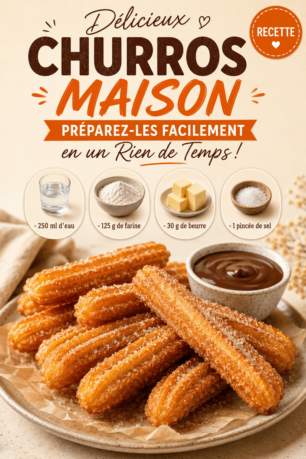 Délicieux Churros Maison : Préparez-les Facilement en un Rien de Temps !
