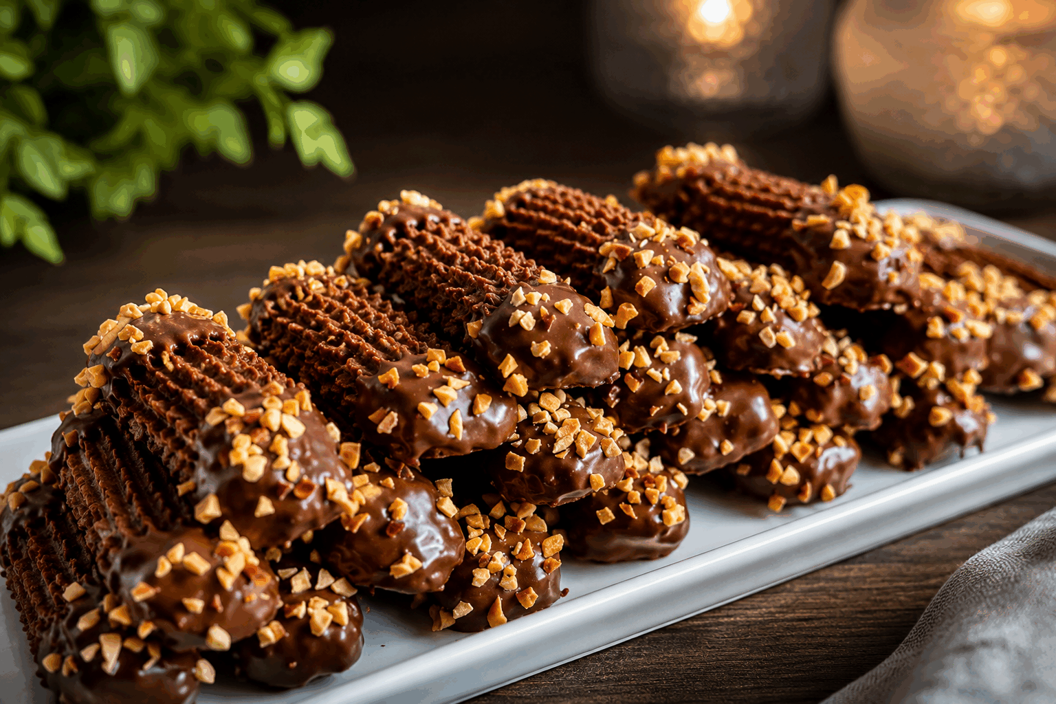 Des biscuits tout chocolat en 5 minutes : simple, rapide et irrésistible 👌🍫 Description Ces biscuits tout chocolat sont un vrai délice pour les amateurs de gourmandises faciles et rapides à préparer. Leur texture fondante et leur goût intense de chocolat raviront petits et grands. Parfaits pour une pause sucrée improvisée ou pour accompagner un café, ils se réalisent en un temps record. Informations Temps de préparation : 5 minutes Temps de cuisson : 10 minutes Nombre de portions : 12 biscuits Difficulté : Facile Ingrédients Pour la pâte 100 g de farine 30 g de cacao en poudre non sucré 100 g de sucre en poudre 1/2 cuillère à café de levure chimique 1 pincée de sel 60 g de beurre fondu 1 œuf 50 ml de lait 100 g de pépites de chocolat noir Préparation Préchauffe le four à 180°C (chaleur tournante de préférence). Dans un saladier, tamise la farine, le cacao en poudre, la levure chimique, le sel et le sucre. Ajoute le beurre fondu, l’œuf et le lait. Mélange à la spatule jusqu’à obtenir une pâte homogène et légèrement collante. Incorpore les pépites de chocolat en répartissant bien dans la pâte. Dépose des petites cuillères de pâte sur une plaque recouverte de papier cuisson en les espaçant d’environ 3 cm. Enfourne pour 10 minutes. Les biscuits doivent être légèrement mous au toucher en sortie de four, ils durciront en refroidissant. Laisse refroidir 5 minutes avant de décoller délicatement les biscuits. Astuces Utilise du cacao de bonne qualité pour un goût plus intense. Si tu n’as pas de pépites de chocolat, coupe une tablette en petits morceaux. Pour un biscuit encore plus fondant, ne dépasse pas les 10 minutes de cuisson. Conserve les biscuits dans une boîte hermétique pour préserver leur moelleux. Service Serre ces biscuits avec un thé, un café ou un verre de lait pour un goûter gourmand. Ils sont parfaits pour une pause rapide ou pour accompagner un dessert chocolaté plus élaboré lors d’une soirée entre amis.