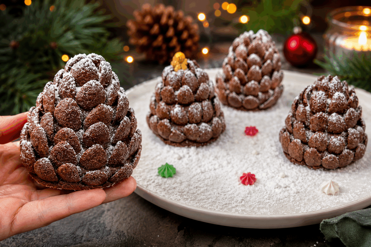 En 10 minutes, réalisez ce dessert pomme de pin qui épatera vos invités✨