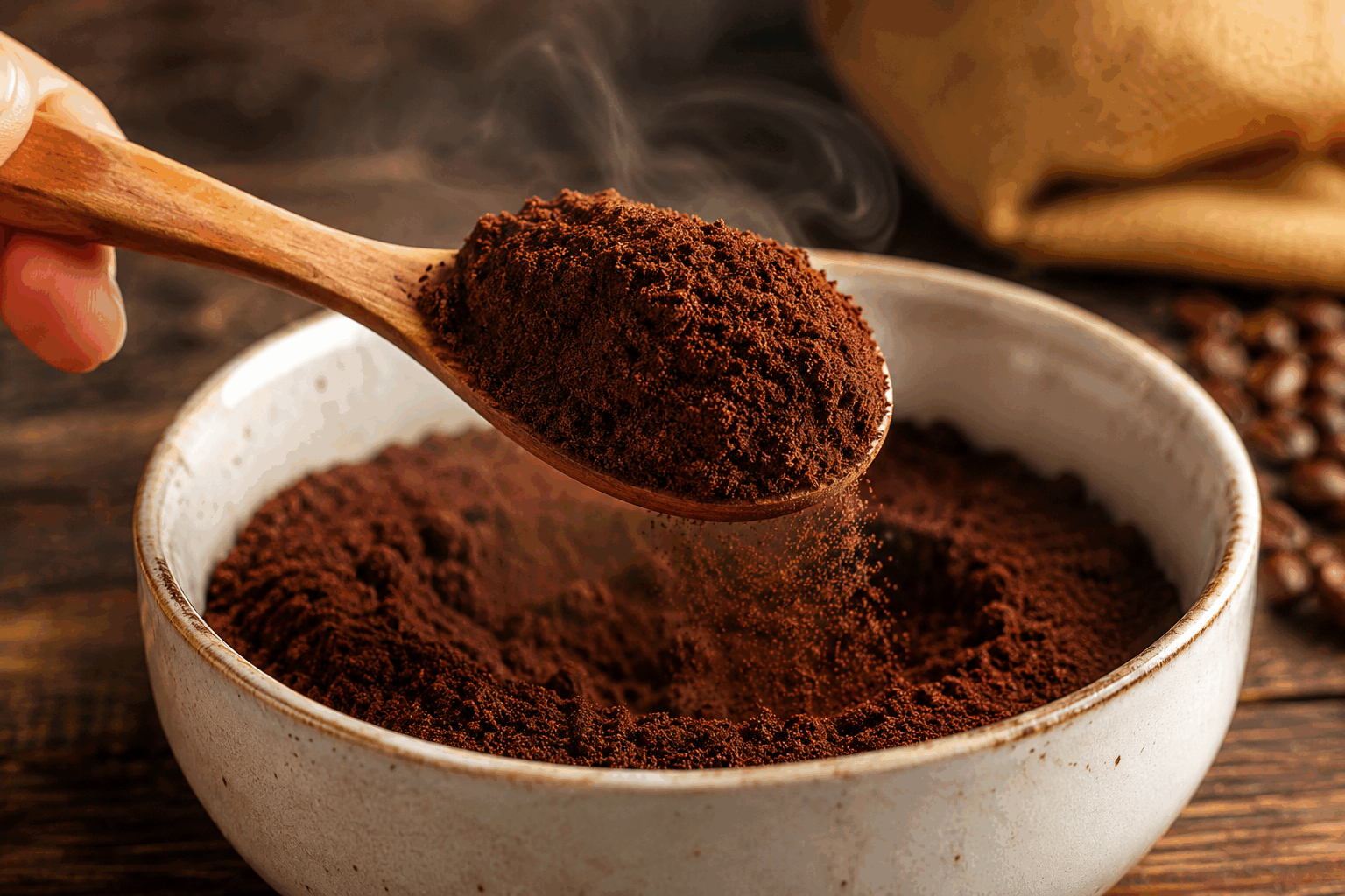 Faire son chocolat en poudre maison en 5 minutes, vous allez l’adorer ! 🔥 Description Cette recette simple et rapide vous permet de réaliser un chocolat en poudre maison délicieux, riche en goût et sans additifs. Parfait pour préparer des boissons chaudes ou pour agrémenter vos desserts, ce mélange combine cacao pur et une touche de douceur pour un équilibre parfait. Informations Temps de préparation : 5 minutes Temps de cuisson : 0 minute Nombre de portions : 10 portions (environ 10 cuillères à soupe de chocolat en poudre) Difficulté : Facile Ingrédients Pour le chocolat en poudre maison 50 g de cacao en poudre non sucré de bonne qualité 80 g de sucre en poudre (ou sucre glace pour une meilleure incorporation) 20 g de lait en poudre entier 1 pincée de sel fin 1 cuillère à café de vanille en poudre ou extrait de vanille (optionnel) Préparation Dans un bol, tamise le cacao en poudre pour éviter les grumeaux. Ajoute le sucre en poudre, le lait en poudre et la pincée de sel. Mélange bien tous les ingrédients à l’aide d’un fouet ou d’une cuillère jusqu’à obtenir un mélange homogène. Incopore la vanille en poudre ou l’extrait si tu souhaites parfumer ton chocolat en poudre. Transvase le mélange dans un récipient hermétique pour le conserver au sec. Astuces Utilise un cacao en poudre non sucré et de bonne qualité pour un goût intense et naturel. Le sucre glace facilite le mélange et évite les cristaux désagréables sous la langue. Conserve ton chocolat en poudre à l’abri de l’humidité pour préserver toutes ses saveurs. Pour une version plus gourmande, ajoute une pincée de cannelle ou un soupçon de piment d’Espelette. Service Prépare une boisson chaude en ajoutant 2 à 3 cuillères à soupe de chocolat en poudre dans une tasse de lait chaud, remue bien et savoure. Ce chocolat en poudre maison est également parfait pour saupoudrer sur des desserts comme les crêpes, les gaufres ou les glaces, et convient aussi pour réaliser des pâtisseries gourmandes.