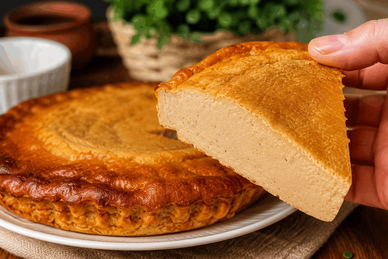 Flan de cacahuètes sans farine ni gluten, prêt en 5 minutes, vous allez adorer ! 🔥 Description Découvrez ce flan onctueux à base de cacahuètes, sans farine ni gluten, parfait pour une pause gourmande rapide. Sa texture légère et son goût naturellement sucré de cacahuète raviront les amateurs de desserts simples et délicieux. Rapide à préparer, ce flan est idéal pour un dessert express ou un goûter sain. Informations Temps de préparation : 5 minutes Temps de cuisson : 15 minutes Nombre de portions : 4 personnes Difficulté : Facile Ingrédients Pour le flan 150 g de purée de cacahuètes (naturelle, sans sucre ajouté) 3 œufs 350 ml de lait (lait végétal d’amande ou de soja pour une version vegan possible) 50 g de sucre de canne blond 1 cuillère à café d’extrait de vanille 1 pincée de sel Préparation Préchauffe le four à 160°C (chaleur statique). Dans un saladier, bats les œufs avec le sucre et la pincée de sel jusqu’à ce que le mélange soit mousseux. Incorpore la purée de cacahuètes en continuant de mélanger pour obtenir une préparation homogène. Ajoute progressivement le lait en mélangeant bien, puis l’extrait de vanille. Verse la préparation dans 4 ramequins individuels légèrement huilés. Place les ramequins dans un plat allant au four, remplis-le d’eau chaude à mi-hauteur des ramequins pour une cuisson au bain-marie. Enfourne et fais cuire pendant 15 minutes, jusqu’à ce que le flan soit pris mais encore légèrement tremblotant au centre. Laisse refroidir à température ambiante puis réfrigère au moins 2 heures avant de servir. Astuces Pour un flan encore plus fondant, utilise un lait entier ou un lait végétal légèrement plus gras. Veille à ne pas trop battre les œufs afin d’éviter d’avoir un flan trop mousseux, le but est une texture bien lisse et ferme. Tu peux remplacer la purée de cacahuètes par de la purée d’amandes pour varier les saveurs. Pour gagner du temps, prépare les flans la veille, ils seront encore meilleurs bien frais. Service Sers ce flan de cacahuètes bien frais, décoré d’une noisette de crème fouettée ou d’un filet de miel. Accompagne-le d’un fruit frais comme une banane ou des morceaux de mangue pour un dessert complet et gourmand. Idéal après un repas léger ou pour un goûter express qui séduira toute la famille.