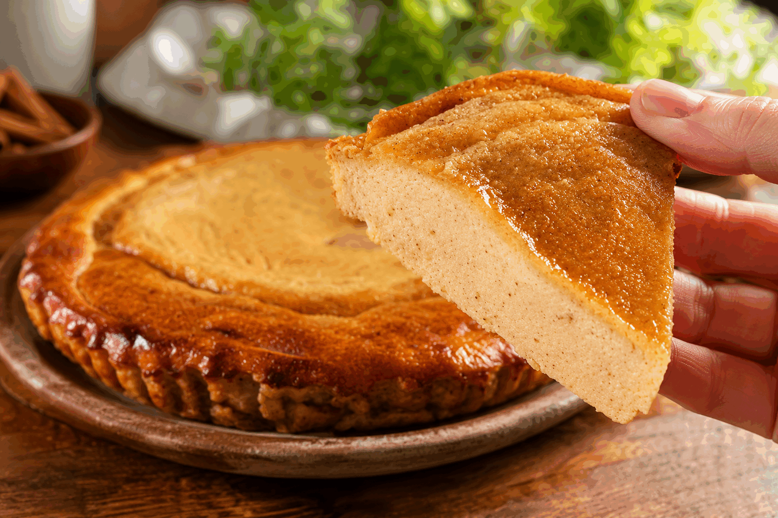 Flan de cacahuètes sans gluten en 5 minutes, une douceur légère qui fond en bouche 🔥