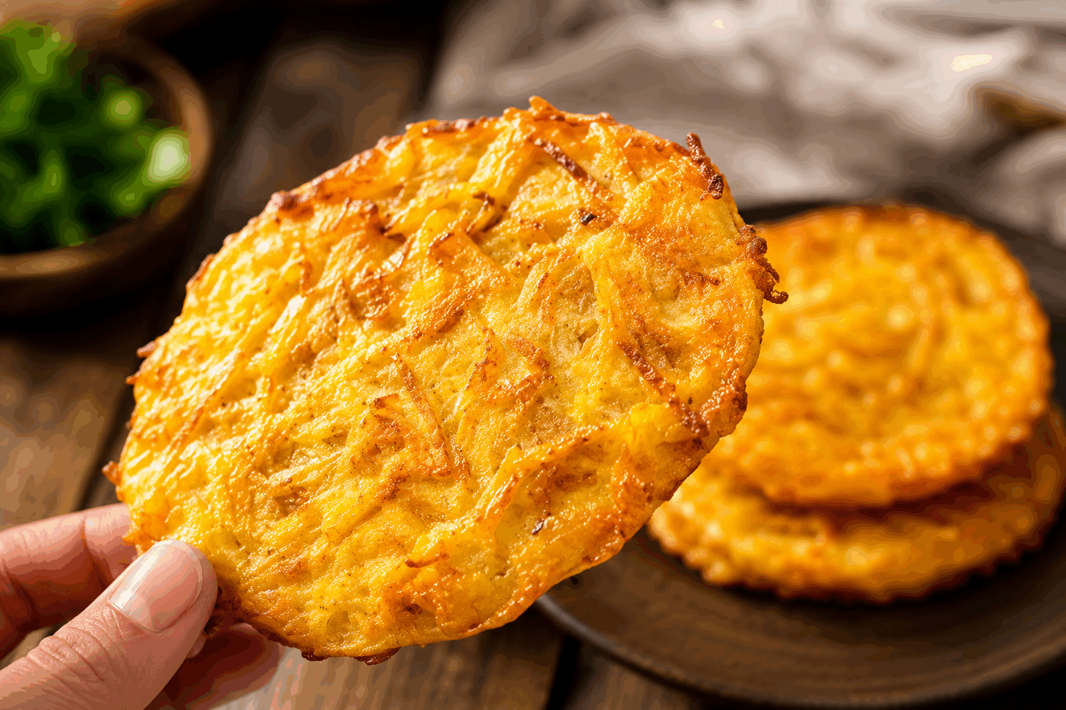 Galette de carotte en 2 ingrédients, sans farine ni œufs : simple et délicieux 👌 Description Cette galette de carotte légère et savoureuse est réalisée uniquement avec des carottes et du fromage râpé, sans farine ni œufs. Sa texture croustillante à l’extérieur et fondante à l’intérieur en fait une excellente option saine et rapide pour un repas léger ou une entrée gourmande. Idéale pour les amateurs de cuisine simple et naturelle, elle convient parfaitement à une alimentation sans gluten. Informations Temps de préparation : 10 minutes Temps de cuisson : 15 minutes Nombre de portions : 4 galettes Difficulté : Facile Ingrédients Pour les galettes 300 g de carottes râpées 100 g de fromage râpé (emmental, comté ou parmesan) 1 pincée de sel Poivre du moulin, au goût Huile d’olive, pour la cuisson Préparation Râpe finement les carottes et presse-les légèrement dans un torchon propre pour éliminer l’excès d’eau, afin de garantir une bonne tenue des galettes. Dans un saladier, mélange les carottes râpées avec le fromage râpé, le sel et le poivre jusqu’à obtenir une préparation homogène. Chauffe un peu d’huile d’olive dans une poêle à feu moyen. Forme des petits tas de la taille d’une galette (environ 8 cm de diamètre) avec la préparation, puis aplatis-les légèrement. Dépose les galettes dans la poêle chaude et fais-les cuire 5 à 7 minutes de chaque côté, jusqu’à ce qu’elles soient bien dorées et croustillantes. Égoutte sur du papier absorbant si nécessaire, puis sers immédiatement. Astuces Presse toujours bien les carottes râpées pour éviter que les galettes soient trop molles. Tu peux ajouter des herbes fraîches hachées (persil, coriandre) pour parfumer légèrement la préparation. Choisis un fromage à pâte dure pour une meilleure texture et un goût plus marqué. Pour une version vegan, remplace le fromage par de la levure nutritionnelle et un peu de fécule de maïs. Service Présente ces galettes de carotte chaudes, accompagnées d’une salade verte fraîche ou d’une sauce au yaourt et aux herbes. Elles conviennent parfaitement en entrée légère, en accompagnement d’un plat principal végétarien, ou même en snack sain et gourmand.