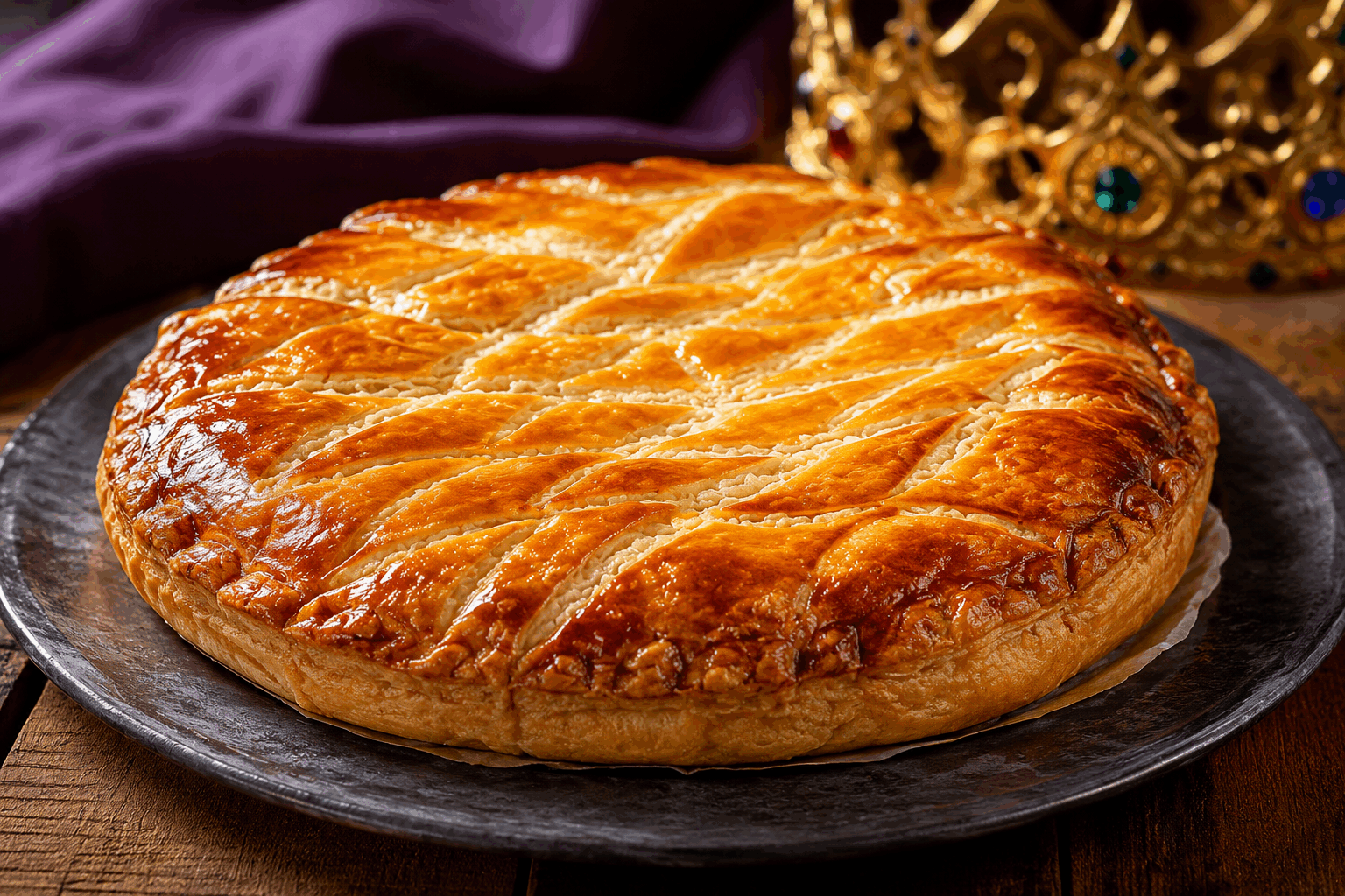 Galette des rois à la crème d’amandes et agrumes, la recette qui réveille vos papilles ✨