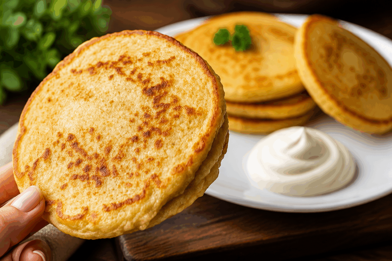 Galettes d’avoine sans farine ni gluten, 4 ingrédients et prêtes en 5 minutes 🥞✨ Description Ces galettes d’avoine légères et moelleuses sont parfaites pour un petit déjeuner rapide ou une collation saine. Sans farine ni gluten, elles conviennent aux personnes intolérantes ou cherchant une alternative plus naturelle. Avec seulement quatre ingrédients, elles sont simples à préparer et délicieuses à déguster, nature ou accompagnées de fruits frais. Informations Temps de préparation : 2 minutes Temps de cuisson : 3 minutes Nombre de portions : 4 galettes Difficulté : Facile Ingrédients Pour les galettes 100 g de flocons d’avoine sans gluten 2 œufs 100 ml de lait végétal ou lait de votre choix 1 pincée de sel Préparation Mixez les flocons d’avoine dans un blender ou un robot jusqu’à obtenir une texture fine proche d’une farine grossière. Dans un bol, battez les œufs avec le lait et la pincée de sel. Incorporez la poudre d’avoine aux œufs et mélangez bien pour obtenir une pâte homogène. Faites chauffer une poêle antiadhésive à feu moyen avec un peu d’huile ou de matière grasse. Versez une petite louche de pâte dans la poêle et étalez légèrement pour former une galette d’environ 10 cm de diamètre. Laissez cuire 2 minutes puis retournez délicatement et poursuivez la cuisson 1 à 2 minutes jusqu’à ce que la galette soit dorée et cuite à cœur. Répétez avec le reste de la pâte pour obtenir 4 galettes. Astuces Utilisez des flocons d’avoine sans gluten certifiés si vous êtes intolérant. Pour une texture plus moelleuse, laissez reposer la pâte 5 minutes avant la cuisson pour que l’avoine absorbe bien le liquide. Variez les laits (amande, soja, avoine) selon vos goûts ou pour ajuster la texture. Vous pouvez ajouter une cuillère à café de sucre vanillé ou des épices comme la cannelle pour parfumer vos galettes. Service Servez ces galettes chaudes accompagnées de fruits frais, de miel, de sirop d’érable ou de yaourt nature. Elles conviennent parfaitement à un petit déjeuner rapide, un brunch ou une collation saine et gourmande.