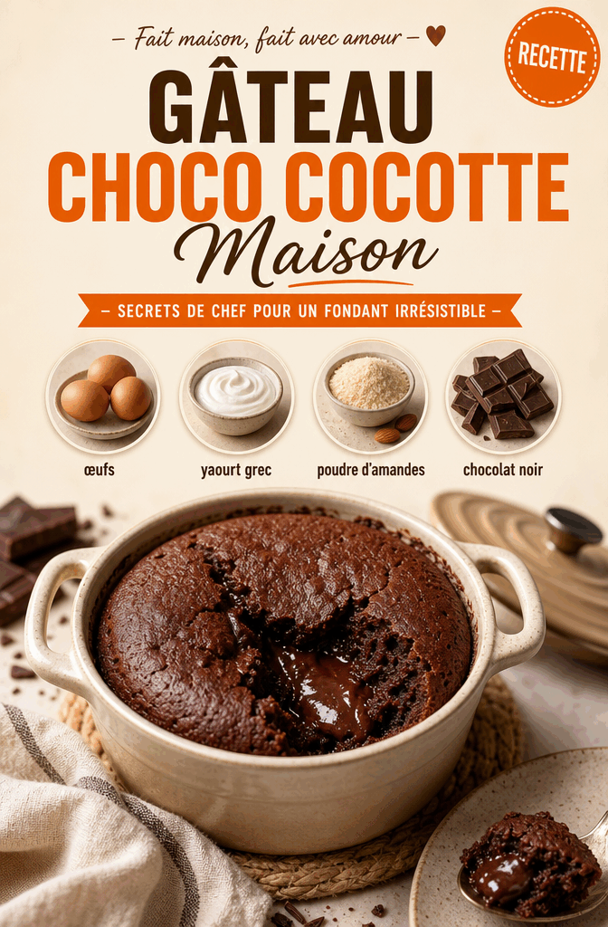 Gâteau Choco Cocotte Maison – Secrets de Chef pour un Fondant Irrésistible
