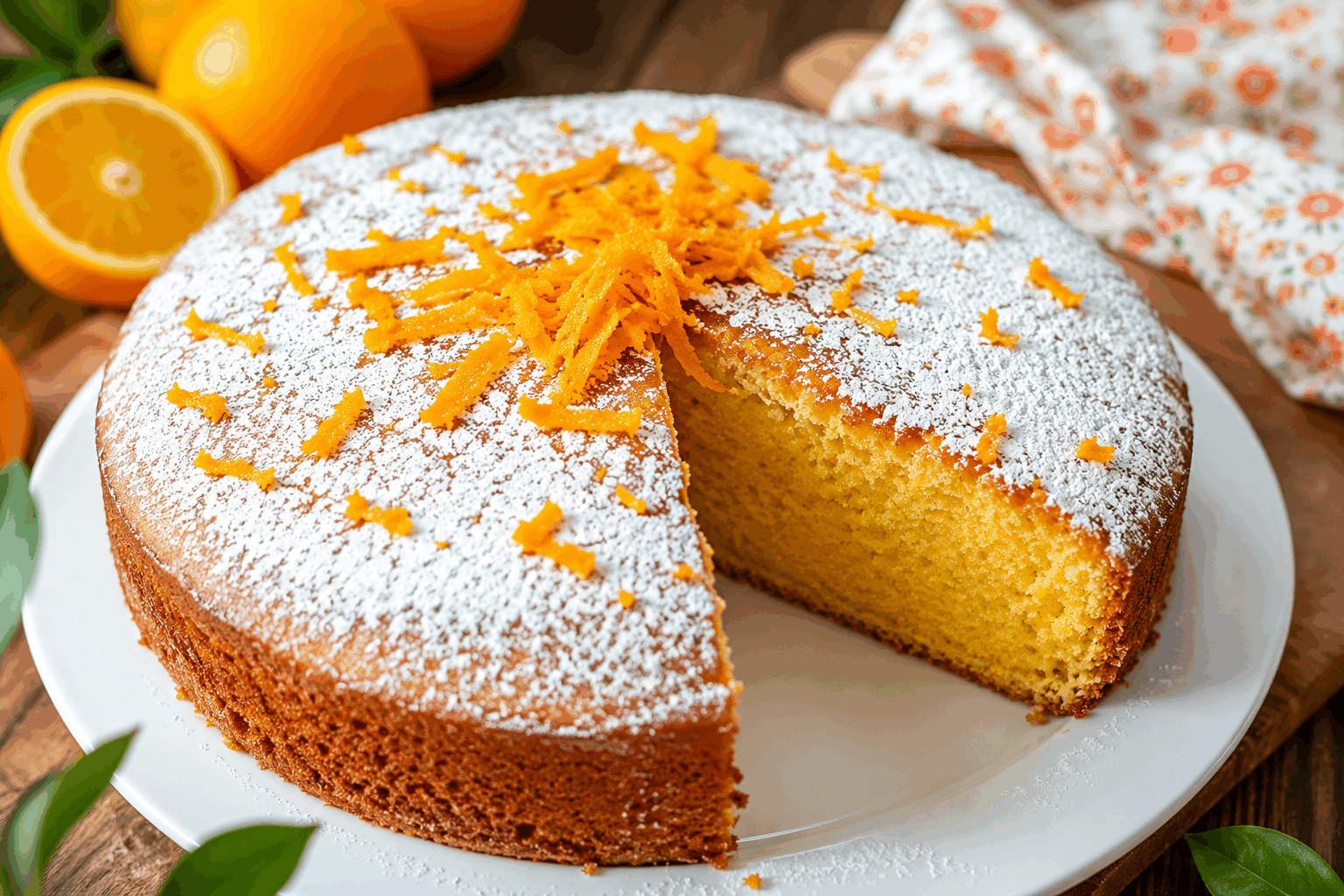 Gâteau à l’orange juteuse en 5 minutes, le secret d’une douceur irrésistible 🍊✨ Description Ce gâteau à l’orange juteuse est une véritable merveille express, alliant à la perfection la fraîcheur acidulée de l’orange à une texture moelleuse et fondante. Idéal pour une pause gourmande ou un dessert improvisé, il se prépare en un temps record tout en dévoilant un goût délicieusement vif et sucré. Informations Temps de préparation : 5 minutes Temps de cuisson : 25 minutes Nombre de portions : 6 personnes Difficulté : Facile Ingrédients Pour la pâte 150 g de farine 140 g de sucre en poudre 2 œufs 100 ml d’huile de tournesol 1 sachet de levure chimique (environ 11 g) 1 pincée de sel 100 ml de jus d’orange frais (environ 2 oranges) Le zeste finement râpé d’une orange non traitée Préparation Préchauffe le four à 180°C (chaleur statique). Dans un grand bol, bat les œufs avec le sucre jusqu’à ce que le mélange blanchisse et devienne mousseux. Ajoute l’huile en filet tout en continuant de fouetter, puis incorpore le jus d’orange et le zeste. Dans un autre récipient, mélange la farine, la levure chimique et la pincée de sel. Incorpore progressivement ce mélange sec au mélange liquide, sans trop travailler la pâte pour la garder légère. Verse la préparation dans un moule à cake ou un moule rond préalablement graissé ou posé sur du papier cuisson. Enfourne pour environ 25 minutes. Vérifie la cuisson en plantant un couteau : la lame doit ressortir sèche. Laisse refroidir quelques minutes avant de démouler et de déguster. Astuces Utilise une orange bien juteuse pour un goût frais et prononcé, de préférence bio pour utiliser le zeste en toute sécurité. Ne bats pas trop la pâte après ajout de la farine pour éviter que le gâteau soit dur. Pour plus de moelleux, tu peux remplacer 30 ml d’huile par 30 g de beurre fondu. Conserve ce gâteau dans une boîte hermétique pour préserver son moelleux jusqu’au lendemain. Service Serre ce gâteau à l’orange accompagné d’un thé vert ou d’une infusion légère pour un goûter équilibré. Il s’adapte aussi très bien à un dessert simple après un repas léger ou en collation fruitée à tout moment de la journée.
