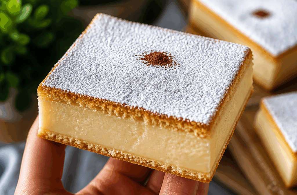 Gâteau au café 3 couches en 1 pâte, prêt en 5 minutes, tu vas craquer ☕👌 Description Ce gâteau au café est une gourmandise à la fois simple et spectaculaire, composée de trois couches moelleuses et bien distinctes, obtenues grâce à une seule pâte. Son goût intense de café est parfaitement équilibré par une texture légère et fondante. Idéal pour un goûter express ou une pause café raffinée, ce dessert ravira les amateurs de café et de douceur. Informations Temps de préparation : 5 minutes Temps de cuisson : 30 minutes Nombre de portions : 8 personnes Difficulté : Facile Ingrédients Pour la pâte 150 g de farine 150 g de sucre 4 œufs 100 ml d’huile végétale neutre 200 ml de lait tiède 2 cuillères à soupe de café soluble 1 sachet de levure chimique (environ 11 g) 1 pincée de sel Pour la finition Sucre glace (facultatif) Quelques grains de café en chocolat ou cacao en poudre (facultatif) Préparation Préchauffe le four à 180°C (chaleur tournante de préférence). Dans un grand saladier, bats les œufs avec le sucre jusqu’à ce que le mélange blanchisse et devienne mousseux. Dissous le café soluble dans le lait tiède, puis ajoute-le au mélange œufs-sucre en remuant doucement. Incorpore l’huile, puis tamise la farine avec la levure et la pincée de sel sur le mélange. Mélange délicatement jusqu’à obtention d’une pâte homogène et fluide. Verse la pâte dans un moule à manqué de 22 cm de diamètre, beurré et fariné si besoin. Enfourne pour 30 minutes : durant la cuisson, le gâteau va naturellement se séparer en trois couches distinctes — la base dense, une couche crémeuse au centre et un dessus léger et aérien. Vérifie la cuisson en plantant la lame d’un couteau qui doit ressortir propre ou avec quelques miettes humides. Laisse tiédir avant de démouler doucement sur une grille. Astuces Utilise un café soluble de bonne qualité pour un arôme puissant et agréable. Ne mélange pas trop la pâte une fois la farine ajoutée pour conserver la légèreté du gâteau. Pour accentuer le goût de café, tu peux badigeonner légèrement le dessus du gâteau avec du sirop de café après cuisson. Conserve ce gâteau dans une boîte hermétique à température ambiante, il reste délicieux jusqu’à 2 jours. Service Serre ce gâteau au café en tranches, accompagné d’un expresso ou d’un verre de lait froid pour équilibrer l’amertume du café. Il est parfait pour un goûter gourmand, une pause café conviviale ou comme dessert léger après un repas.