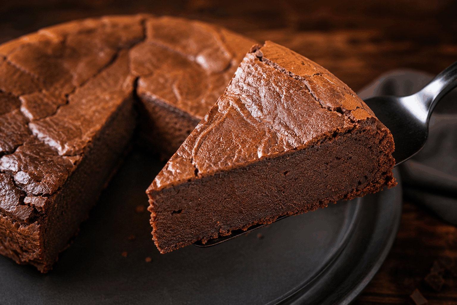Gâteau au chocolat crémeux sans farine ni sucre, prêt en 5 ingrédients faciles 🔥 Description Ce gâteau au chocolat allie simplicité et gourmandise en proposant une texture riche et crémeuse, sans ajout de farine ni de sucre raffiné. Parfait pour une pause douceur saine, il se prépare rapidement avec seulement cinq ingrédients accessibles. Son goût profond de chocolat ravira les amateurs de pâtisseries légères mais savoureuses. Informations Temps de préparation : 10 minutes Temps de cuisson : 20 minutes Nombre de portions : 6 personnes Difficulté : Facile Ingrédients Pour le gâteau 200 g de chocolat noir pâtissier (minimum 70% de cacao) 150 g de fromage blanc ou de yaourt grec nature 3 œufs 2 cuillères à soupe de poudre d’amandes 1 cuillère à café d’extrait de vanille Préparation Préchauffe le four à 180°C (chaleur statique). Fais fondre le chocolat noir au bain-marie ou au micro-ondes par intervalles courts, en remuant entre chaque. Sépare les blancs des jaunes d’œufs. Monte les blancs en neige ferme avec une pincée de sel. Mélange les jaunes d’œufs avec le fromage blanc, la poudre d’amandes et l’extrait de vanille jusqu’à obtenir une préparation homogène. Incorpore délicatement le chocolat fondu dans la préparation, puis ajoute doucement les blancs montés en neige, en soulevant la masse pour garder l’air. Verse la pâte dans un moule à gâteau chemisé ou en silicone, puis enfourne pour 20 minutes environ. Le gâteau doit être ferme sur les bords mais fondant au centre. Laisse refroidir complètement avant de démouler pour préserver sa texture crémeuse. Astuces Utilise un chocolat de bonne qualité pour un goût intense et gourmand. Veille à ne pas trop mélanger les blancs montés pour éviter de faire retomber la pâte. Pour une version encore plus saine, remplace le fromage blanc par un yaourt nature sans sucre ajouté. Tu peux agrémenter le gâteau d’une pincée de poudre de noix ou d’une touche de cannelle selon ton goût. Service Sers ce gâteau au chocolat crémeux à température ambiante, accompagné d’un coulis de fruits rouges ou de quelques fruits frais pour une touche de fraîcheur. Idéal pour un dessert léger en famille ou entre amis, ou une pause gourmande à toute heure.