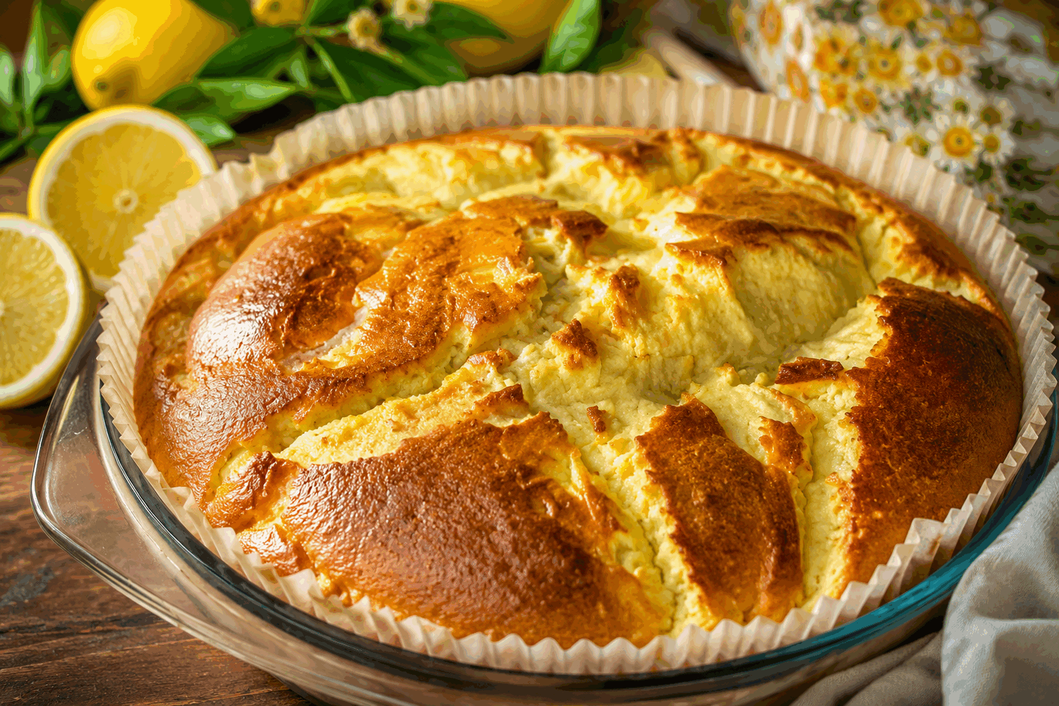 Gâteau au citron super moelleux sans farine ni gluten, prêt en 5 ingrédients seulement 🍋👌 Description Ce gâteau au citron est d'une texture incroyablement moelleuse et légère, malgré l'absence de farine et de gluten. Sa saveur acidulée et fraîche fait honneur au citron, parfait pour une pause gourmande saine et rapide. Idéal pour les intolérants au gluten ou pour ceux qui cherchent une pâtisserie simple et pleine de peps. Informations Temps de préparation : 10 minutes Temps de cuisson : 30 minutes Nombre de portions : 6 personnes Difficulté : Facile Ingrédients Pour le gâteau 4 œufs 120 g de sucre en poudre 1 citron non traité (zeste et jus) 150 g de poudre d’amandes 1 cuillère à café de levure chimique sans gluten Préparation Préchauffe le four à 180°C (chaleur statique). Râpe finement le zeste du citron puis presse son jus. Réserve. Sépare les blancs des jaunes d’œufs. Dans un saladier, fouette les jaunes avec le sucre jusqu’à ce que le mélange blanchisse et devienne mousseux. Ajoute le jus et les zestes de citron, mélange bien. Incorpore la poudre d’amandes et la levure chimique, mélange délicatement pour homogénéiser la pâte. Monte les blancs en neige ferme avec une pincée de sel. Incorpore délicatement les blancs montés à la préparation avec une spatule, en soulevant la masse pour conserver l’air. Verse la pâte dans un moule à gâteau beurré et fariné avec de la poudre d’amandes ou utilisez un moule en silicone. Enfourne et cuis pendant 25 à 30 minutes, en vérifiant la cuisson avec la lame d’un couteau qui doit ressortir sèche. Laisse refroidir quelques minutes avant de démouler. Astuces Utilise un citron bio pour pouvoir utiliser le zeste sans risque, ce qui apporte beaucoup de saveur. Pour un gâteau encore plus moelleux, laisse les blancs tiédir avant de les monter en neige. Tu peux remplacer la poudre d’amandes par de la poudre de noisettes pour varier les saveurs. Conserve ce gâteau dans une boîte hermétique à température ambiante pendant 2 jours ou au réfrigérateur pour une semaine. Service Servez ce gâteau au citron nature ou accompagné d’un peu de crème fouettée ou d’une boule de sorbet citron pour rafraîchir. Parfait pour un goûter léger ou en dessert après un repas copieux. Il s’adapte aussi parfaitement à une pause café ou thé entre amis.