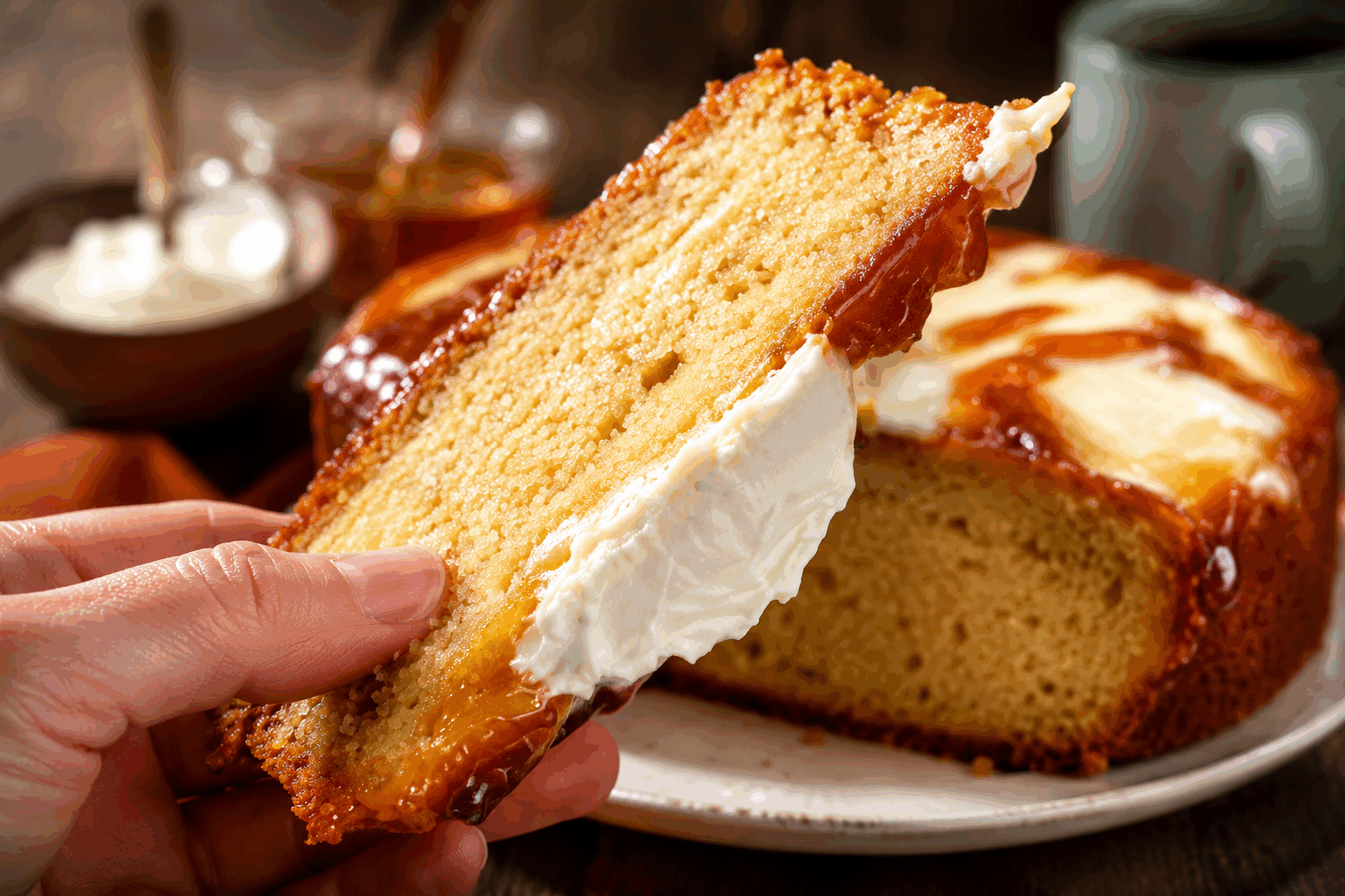 Gâteau au yaourt et confiture en 5 minutes, fondant et irrésistible 😍👌 Description Ce gâteau au yaourt est une recette rapide et facile, parfaite pour les envies gourmandes de dernière minute. Moelleux et fondant, il est rehaussé d'une couche de confiture qui apporte douceur et fruité. Idéal pour un goûter convivial ou un dessert réconfortant. Informations Temps de préparation : 5 minutes Temps de cuisson : 30 minutes Nombre de portions : 6 personnes Difficulté : Facile Ingrédients Pour la pâte 1 pot de yaourt nature (125 g) 2 pots de sucre 3 pots de farine 1/2 pot d'huile neutre (tournesol ou colza) 3 œufs 1 sachet de levure chimique (11 g) 1 pincée de sel Pour la garniture 6 cuillères à soupe de confiture au choix (framboise, abricot, fraise…) Préparation Préchauffe le four à 180°C (thermostat 6). Verse le yaourt dans un saladier et utilise le pot vide pour mesurer les autres ingrédients. Ajoute le sucre, la farine, la levure chimique, le sel, les œufs et l'huile dans le saladier. Mélange bien avec un fouet jusqu'à obtenir une pâte homogène et lisse, sans grumeaux. Verse la moitié de la pâte dans un moule à cake ou à gâteau préalablement beurré ou recouvert de papier cuisson. Répartis la confiture en fine couche sur la pâte. Couvre avec le reste de pâte en l’étalant délicatement pour ne pas mélanger les couches. Enfourne pour 30 minutes. Vérifie la cuisson avec la pointe d’un couteau qui doit ressortir sèche. Laisse tiédir avant de démouler pour éviter que le gâteau ne se casse. Astuces Choisis une confiture pas trop liquide pour éviter qu'elle ne coule dans la pâte. Utilise des fruits frais mixés en remplacement de la confiture pour une version plus naturelle. Pour un gâteau encore plus moelleux, remplace la moitié de l'huile par du beurre fondu. Tu peux saupoudrer le dessus avec un peu de sucre glace avant de servir pour une touche décorative. Service Servez ce gâteau au yaourt tiède ou froid, accompagné d'une tasse de thé, café ou d'un verre de lait. Il s’adapte à toutes les occasions, du goûter en famille au dessert improvisé entre amis.