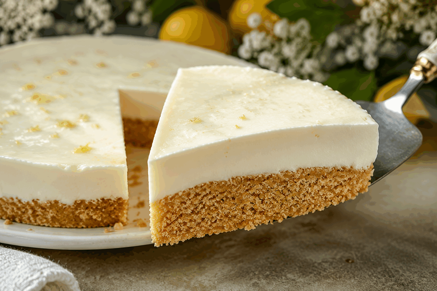 Gâteau au yaourt sans farine en 5 minutes, fondant et incroyablement simple à faire 😍 Description Ce gâteau au yaourt sans farine est une merveille de simplicité et de rapidité, idéal pour les envies gourmandes de dernière minute. Fondant et moelleux, il révèle la douceur naturelle du yaourt et la richesse des œufs, parfait pour un goûter convivial ou un dessert léger. Sans farine, il convient aussi à ceux qui cherchent une alternative plus légère ou sans gluten. Informations Temps de préparation : 5 minutes Temps de cuisson : 30 minutes Nombre de portions : 6 personnes Difficulté : Facile Ingrédients Pour le gâteau 3 œufs 1 pot de yaourt nature (125 g) 100 g de sucre en poudre 80 g de poudre d'amandes 1 cuillère à café d'extrait de vanille 1 cuillère à café de levure chimique 50 ml d'huile végétale neutre (tournesol ou colza) 1 pincée de sel Préparation Préchauffe le four à 180°C (chaleur statique). Dans un saladier, bats les œufs avec le sucre jusqu’à obtenir un mélange mousseux. Ajoute le yaourt nature, l’huile et l’extrait de vanille, puis mélange bien. Incorpore la poudre d’amandes, la levure chimique et la pincée de sel. Mélange jusqu’à obtenir une pâte homogène. Verse la pâte dans un moule à cake ou un moule rond préalablement huilé ou chemisé de papier cuisson. Enfourne pour environ 30 minutes. Vérifie la cuisson en enfonçant la lame d’un couteau qui doit ressortir sèche. Laisse tiédir le gâteau avant de démouler délicatement. Astuces Utilise un yaourt nature entier pour un résultat plus fondant et moelleux. Si tu n’as pas de poudre d’amandes, remplace-la par de la noix de coco râpée pour varier les saveurs. Pour un goût encore plus gourmand, ajoute quelques pépites de chocolat dans la pâte. Ne pas ouvrir le four pendant les 20 premières minutes de cuisson pour éviter que le gâteau ne retombe. Service Servez ce gâteau au yaourt sans farine tiède ou à température ambiante, accompagné d’un fruit frais ou d’une compote légère. Idéal pour un goûter simple, il peut également être présenté lors d’un brunch ou d’un dessert léger après un repas copieux.