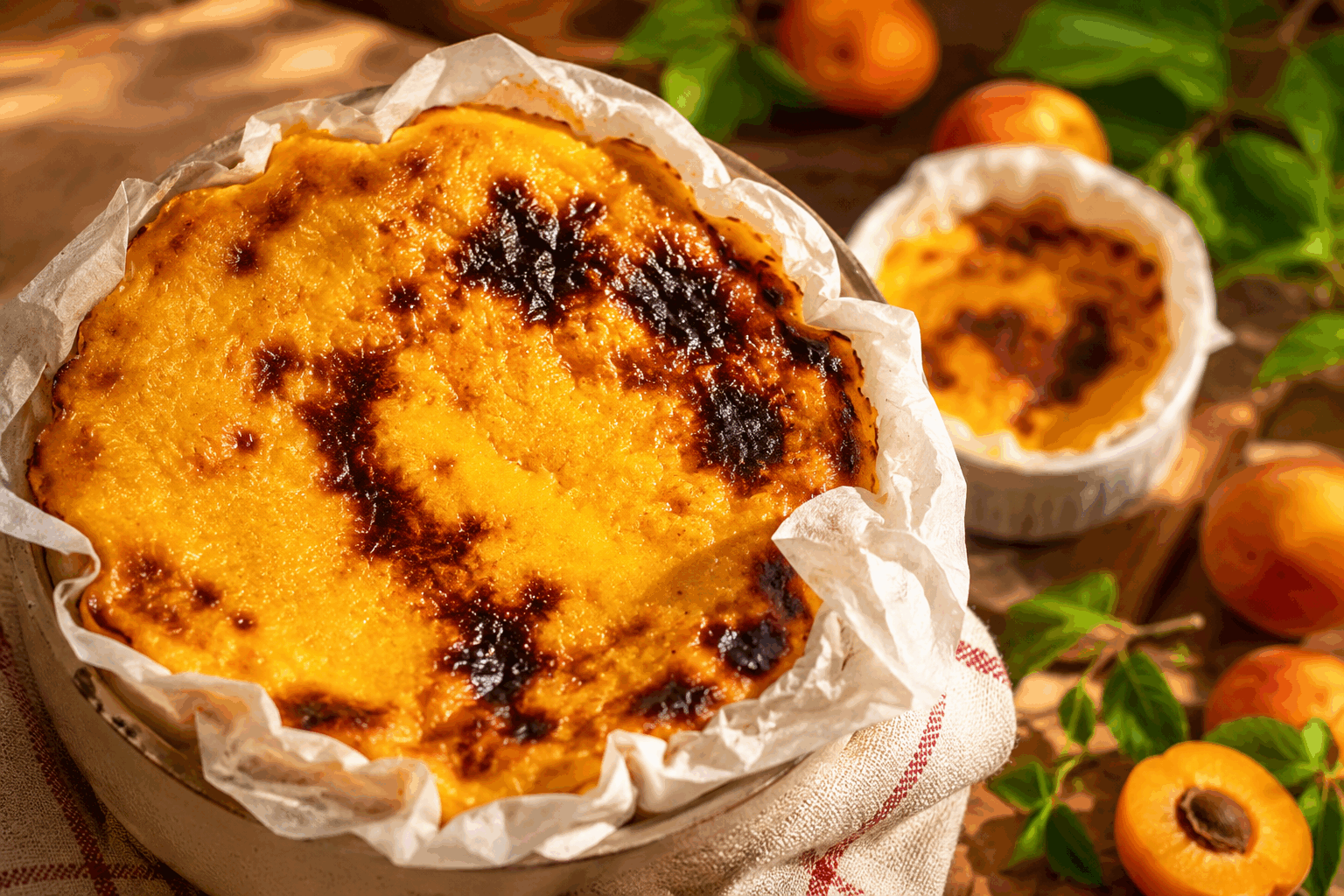 Gâteau aux abricots sans four ni sucre, prêt en 3 minutes, un vrai délice 🍑 Description Ce gâteau aux abricots est une recette express, saine et savoureuse, idéale pour les amateurs de desserts légers sans cuisson ni sucre ajouté. Sa texture moelleuse accompagne parfaitement le goût acidulé des abricots frais, pour un résultat fruité et rafraîchissant. Parfait pour un goûter rapide ou un dessert léger en toute occasion. Informations Temps de préparation : 3 minutes Temps de cuisson : 0 minute Nombre de portions : 4 personnes Difficulté : Facile Ingrédients Pour le gâteau 150 g de farine complète ou farine de blé 100 g de compote de pommes sans sucre ajouté 2 œufs 150 g d'abricots frais 1 cuillère à café de levure chimique 1 cuillère à café d'extrait de vanille 1 pincée de sel 2 cuillères à soupe d'huile de tournesol ou de pépins de raisin Pour la garniture 4 abricots frais coupés en quartiers Préparation Dans un saladier, bats les œufs avec la compote de pommes et l'extrait de vanille. Ajoute la farine, la levure chimique, le sel et mélange jusqu'à obtenir une pâte homogène. Incorpore l'huile tout en mélangeant délicatement. Verse la pâte dans des ramequins ou petits moules en silicone. Dépose sur chaque portion des quartiers d'abricots frais en les enfonçant légèrement dans la pâte. Laisse reposer 1 à 2 minutes pour que les ingrédients s’imprègnent. Déguste immédiatement ou après un court passage au réfrigérateur pour un gâteau bien frais. Astuces Choisis des abricots bien mûrs et parfumés pour apporter toute la douceur naturellement. Remplace la compote de pommes par une purée de poires pour varier les saveurs. Pour un gâteau encore plus fondant, ajoute une cuillère à soupe de yaourt nature dans la pâte. Conserve le gâteau au réfrigérateur jusqu’à 24 heures, il sera délicieux servi frais. Service Servez ce gâteau aux abricots sans cuisson dans des ramequins transparents pour mettre en valeur la fraîcheur des fruits. Accompagnez-le d’une cuillère de fromage blanc ou d’un thé léger pour un goûter sain et gourmand. Idéal en plein été ou pour une pause douce rapide à tout moment.
