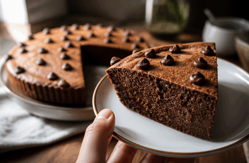 Gâteau choco-mascarpone sans sucre ni farine, fondant en 5 minutes 😍