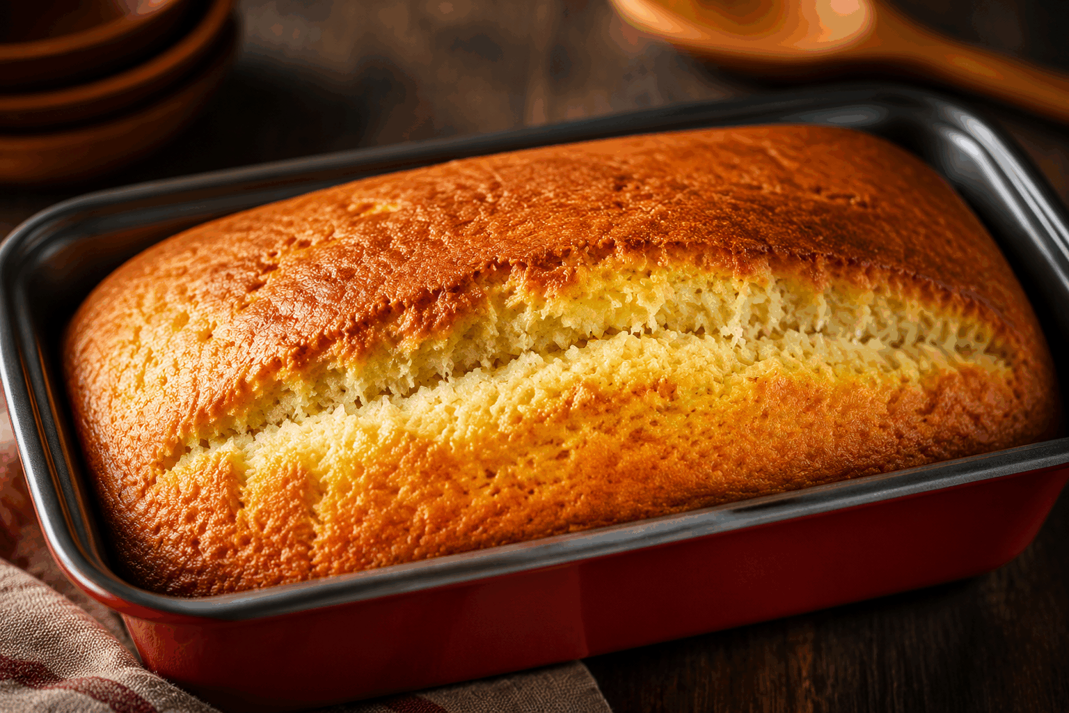 Gâteau moelleux en 5 minutes avec 2 œufs, simple et irrésistible à tester vite ! 🔥 Description Ce gâteau moelleux se prépare en un temps record et ravira les gourmands pressés. Avec seulement deux œufs et quelques ingrédients de base, il offre une texture légère et fondante, idéale pour une pause sucrée improvisée. Parfait pour un goûter rapide ou un dessert de dernière minute. Informations Temps de préparation : 5 minutes Temps de cuisson : 20 minutes Nombre de portions : 4 personnes Difficulté : Facile Ingrédients Pour la pâte 2 œufs 100 g de sucre 100 g de farine 50 g de beurre fondu 100 ml de lait 1 cuillère à café de levure chimique 1 pincée de sel 1 cuillère à café d’extrait de vanille (facultatif) Préparation Préchauffe le four à 180°C (chaleur statique ou chaleur tournante). Dans un saladier, bats les œufs avec le sucre jusqu’à ce que le mélange devienne mousseux et clair. Ajoute le beurre fondu, le lait et l’extrait de vanille, puis mélange bien. Incorpore la farine tamisée avec la levure chimique et la pincée de sel. Mélange délicatement jusqu’à obtenir une pâte lisse et homogène. Verse la préparation dans un moule légèrement beurré ou recouvert de papier cuisson. Enfourne pour environ 20 minutes. Vérifie la cuisson en plantant la lame d’un couteau : elle doit ressortir propre. Laisse tiédir quelques minutes avant de démouler sur une grille. Astuces Pour un gâteau encore plus moelleux, utilise du lait tiède plutôt que froid. Veille à ne pas trop mélanger la pâte une fois la farine ajoutée pour éviter de la rendre dense. Tu peux ajouter des zestes de citron ou d’orange pour parfumer le gâteau différemment. Conserve le gâteau dans une boîte hermétique pour préserver sa fraîcheur plusieurs jours. Service Serre ce gâteau nature ou accompagné d’un filet de miel, d’une boule de glace vanille ou d’une compote de fruits frais. Il convient parfaitement pour un goûter express, un petit déjeuner gourmand ou un dessert léger en toute simplicité.