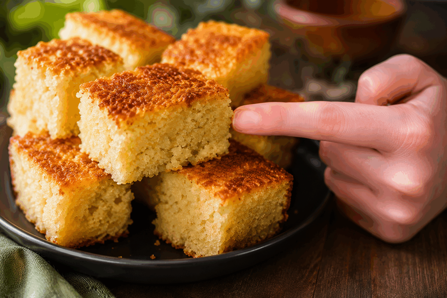 Gâteau moelleux sans farine à la noix de coco, prêt en 5 minutes seulement 🔥 Description Ce gâteau moelleux à la noix de coco est une délicieuse gourmandise sans farine, idéale pour ceux qui cherchent une recette rapide, saine et facile à réaliser. Sa texture légère et fondante, enrichie par le goût exotique de la noix de coco, en fait un dessert parfait pour un goûter express ou une fin de repas en douceur. Informations Temps de préparation : 5 minutes Temps de cuisson : 20 minutes Nombre de portions : 6 Difficulté : Facile Ingrédients Pour le gâteau 4 œufs 150 g de sucre de canne 200 g de noix de coco râpée 100 g de beurre fondu 1 cuillère à café d’extrait de vanille 1 pincée de sel 1 cuillère à café de levure chimique (facultatif) Préparation Préchauffe le four à 180°C (chaleur tournante si possible) et beurre légèrement un moule rond d’environ 20 cm de diamètre. Sépare les blancs des jaunes d'œufs. Monte les blancs en neige ferme avec une pincée de sel. Dans un saladier, fouette les jaunes d'œufs avec le sucre jusqu’à ce que le mélange blanchisse et devienne mousseux. Ajoute le beurre fondu tiède, l’extrait de vanille, puis incorpore la noix de coco râpée et la levure chimique si utilisée. Mélange bien pour obtenir une pâte homogène. Incorpore délicatement les blancs en neige en plusieurs fois à l’aide d’une spatule, en soulevant la masse pour ne pas les casser. Verse la préparation dans le moule et enfourne pour 18 à 20 minutes. Le gâteau doit être doré et rester moelleux à l’intérieur (vérifie la cuisson avec la pointe d’un couteau). Laisse tiédir le gâteau avant de démouler pour éviter qu’il ne se casse. Astuces Utilise de la noix de coco râpée fraîche ou bien sèche, mais évite les versions très fines qui risquent de trop absorber l’humidité. Tu peux remplacer le beurre par de l’huile de coco pour accentuer le goût coco et obtenir une texture très fondante. Si tu souhaites un goût plus intense, ajoute un peu de rhum ou de zeste de citron vert dans la pâte. Pour un gâteau encore plus aérien, sépare bien les blancs et monte-les en neige ferme avant de les incorporer délicatement. Service Serre ce gâteau moelleux nature, accompagné d’un coulis de fruits rouges ou d’une boule de glace vanille. Idéal pour un goûter rapide, il se déguste également très bien en dessert léger, par exemple après un repas exotique.