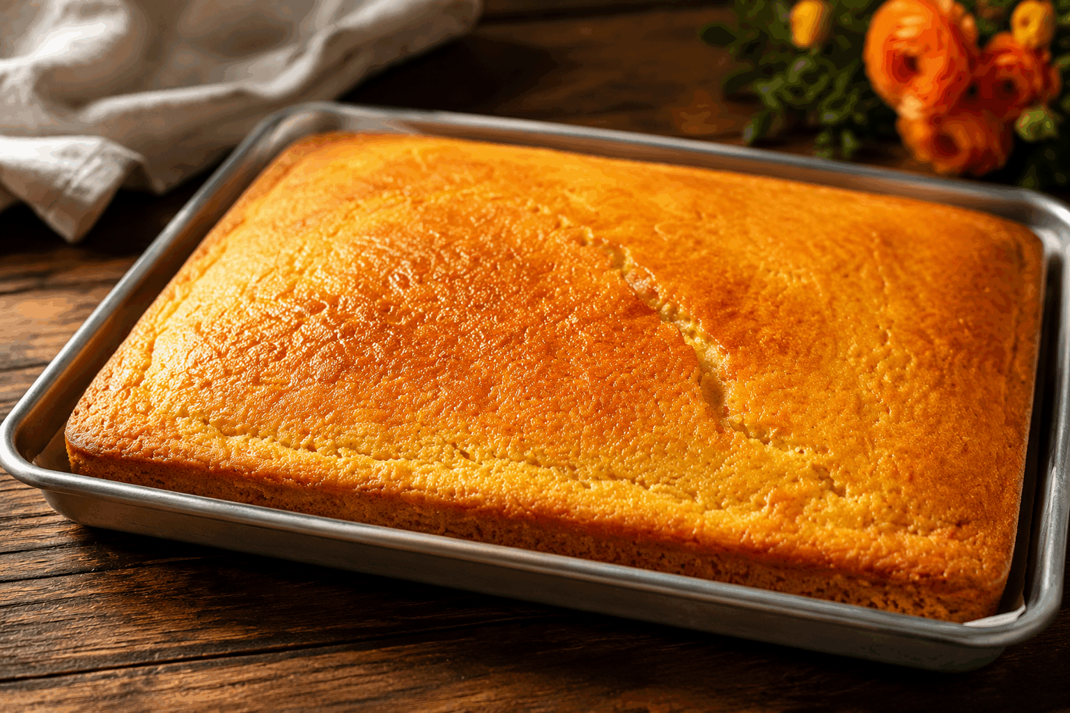 Gâteau moelleux ultra simple en 5 minutes, le dessert qui fait craquer tout le monde 😍 Description Ce gâteau moelleux est la solution parfaite pour un dessert rapide et délicieux. En seulement 5 minutes, vous obtenez une texture légère et fondante qui ravira tous les palais. Idéal pour une envie de gourmandise de dernière minute ou une pause sucrée improvisée. Informations Temps de préparation : 5 minutes Temps de cuisson : 25 minutes Nombre de portions : 6 personnes Difficulté : Facile Ingrédients Pour la pâte 150 g de farine 150 g de sucre en poudre 3 œufs 10 cl de lait 10 cl d’huile végétale neutre (tournesol ou colza) 1 sachet de levure chimique (environ 10 g) 1 cuillère à café d’extrait de vanille (facultatif) 1 pincée de sel Préparation Préchauffe le four à 180°C (th. 6). Dans un grand saladier, bats les œufs avec le sucre jusqu’à obtenir un mélange mousseux et clair. Ajoute le lait, l’huile et l’extrait de vanille, puis mélange bien. Incorpore la farine, la levure chimique et la pincée de sel tamisées, puis mélange délicatement pour éviter les grumeaux. Verse la pâte dans un moule à gâteau préalablement graissé ou tapissé de papier sulfurisé. Enfourne pour environ 25 minutes. Vérifie la cuisson en piquant le gâteau avec un cure-dent : il doit ressortir sec. Laisse tiédir avant de démouler et de déguster. Astuces Pour un gâteau encore plus moelleux, utilise du lait entier ou ajoute 1 yaourt nature à la pâte. Si tu n’as pas d’extrait de vanille, remplace-le par un zeste de citron ou d’orange pour une touche fruitée. Pour vérifier la cuisson sans ouvrir trop souvent le four, surveille la couleur et le rebond du gâteau. Conserve ce gâteau dans une boîte hermétique pour préserver tout son moelleux plusieurs jours. Service Ce gâteau se déguste aussi bien nature qu’accompagné d’une boule de glace vanille, d’un coulis de fruits rouges ou d’une chantilly aérienne. Parfait pour un goûter improvisé, un brunch ou un dessert simple après un repas convivial entre amis ou en famille.