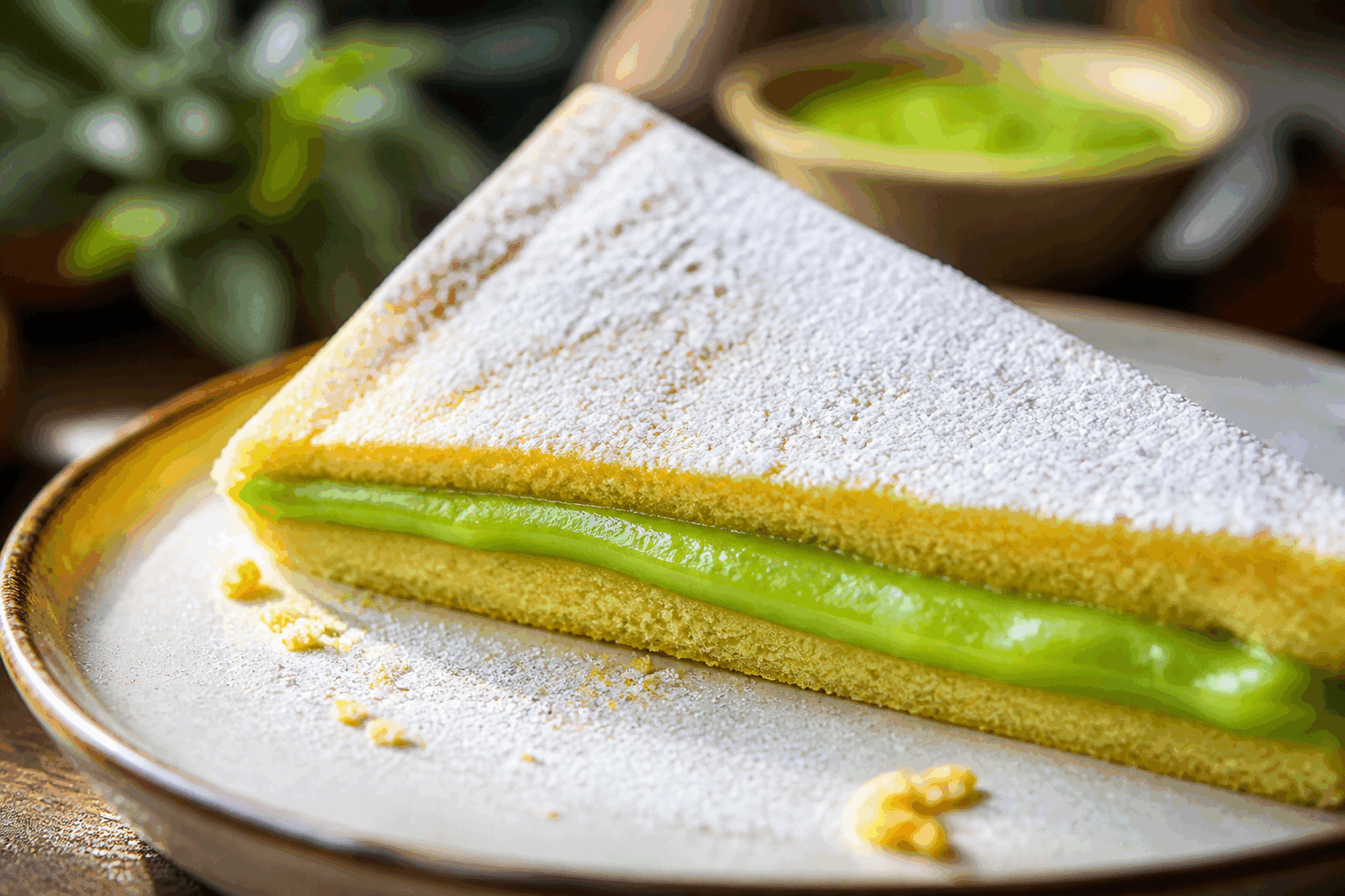 Gâteau pistache sans cuisson : 3 ingrédients et 5 minutes pour un délice fondant 🍰