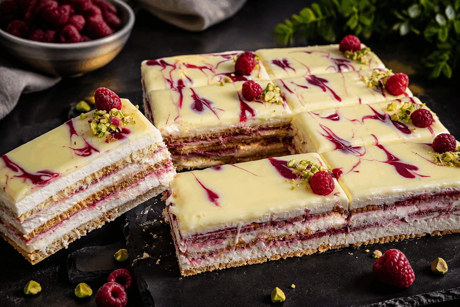Gâteau sans cuisson en 5 minutes, la recette ultra simple qui fond en bouche ✨ Description Ce gâteau sans cuisson est une douceur rapide et facile à préparer, parfaite pour un dessert improvisé ou une pause gourmande. Avec sa texture fondante et légère, il séduit les palais grâce à son goût sucré et délicatement chocolaté. Idéal pour toutes les occasions où simplicité rime avec plaisir. Informations Temps de préparation : 5 minutes Temps de cuisson : 0 minute Nombre de portions : 6 personnes Difficulté : Facile Ingrédients Pour la base 200 g de biscuits secs (type Petit Beurre ou biscuits sablés) 80 g de beurre fondu Pour la garniture 200 g de chocolat noir à pâtisser 200 ml de crème fraîche liquide entière 30 g de sucre glace 1 cuillère à café d’extrait de vanille Préparation Émiette finement les biscuits dans un saladier puis ajoute le beurre fondu. Mélange bien jusqu’à obtenir une pâte homogène. Tasse cette préparation dans le fond d'un moule à cake ou d’un cercle à pâtisserie en appuyant bien avec le dos d’une cuillère pour former la base du gâteau. Dans une casserole, fais chauffer la crème liquide à feu doux sans la porter à ébullition. Hors du feu, ajoute le chocolat coupé en morceaux dans la crème chaude. Laisse reposer 2 minutes puis mélange doucement jusqu’à ce que le mélange soit lisse et brillant. Ajoute le sucre glace et l’extrait de vanille, puis remue doucement. Verse cette ganache au chocolat sur la base biscuitée et lisse la surface avec une spatule. Place le gâteau au réfrigérateur au minimum 2 heures pour qu’il fige bien avant de servir. Astuces Choisis un chocolat de qualité pour un goût intense et une texture fondante optimale. Évite de chauffer trop fort la crème pour ne pas brûler le chocolat, ce qui pourrait altérer la saveur. Tu peux remplacer la crème fraîche par de la crème de coco pour une variante végétalienne. Pense à sortir le gâteau 10 minutes avant dégustation pour que la texture soit plus douce en bouche. Service Sers ce gâteau bien frais, coupé en parts fines, accompagné d’un coulis de fruits rouges ou d’une poignée de fruits frais pour équilibrer la douceur. Parfait pour un dessert rapide après un repas ou lors d’une pause sucrée entre amis.