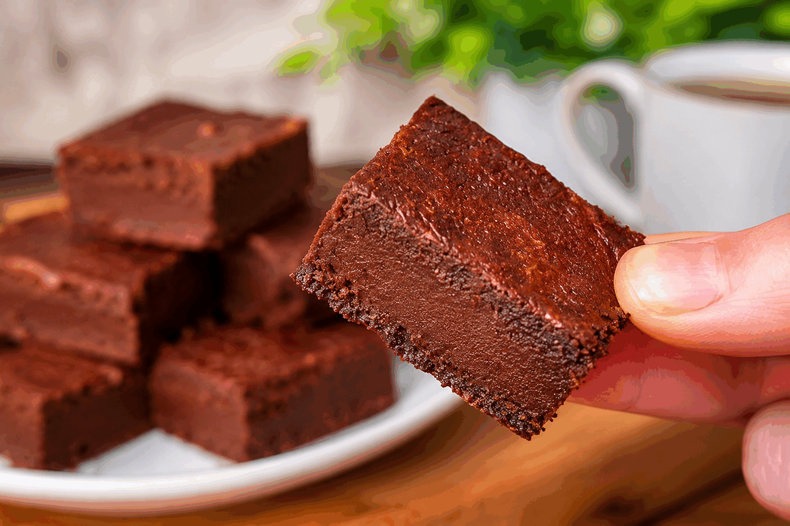 Gâteau yaourt-choco 4 ingrédients, sans farine ni œufs, prêt en 5 minutes ! 🔥 Description Ce gâteau au yaourt et chocolat est une recette simple et rapide, idéale pour les amateurs de douceurs sans farine ni œufs. Moelleux et fondant, il offre une texture légère grâce à l’utilisation du yaourt, tout en étant gourmand grâce au chocolat. Parfait pour une pause sucrée improvisée ou un goûter convivial. Informations Temps de préparation : 5 minutes Temps de cuisson : 25 minutes Nombre de portions : 6 personnes Difficulté : Facile Ingrédients Pour le gâteau 1 pot de yaourt nature (125 g) 2 pots de sucre (utilisez le pot de yaourt comme mesure) 1 pot d’huile végétale (tournesol ou colza) 150 g de chocolat noir pâtissier Préparation Préchauffez votre four à 180°C (th. 6). Dans un saladier, versez le yaourt nature. Ajoutez le sucre et l’huile, puis mélangez vivement jusqu’à obtenir une préparation homogène. Faites fondre le chocolat noir au bain-marie ou au micro-ondes par tranches de 30 secondes en remuant entre chaque. Incorporez le chocolat fondu dans la préparation et mélangez soigneusement. Versez la pâte dans un moule à cake ou à gâteau préalablement huilé ou chemisé de papier sulfurisé. Enfournez pour 25 minutes de cuisson. Vérifiez la cuisson en plantant la lame d’un couteau : elle doit ressortir propre ou avec quelques miettes humides. Laissez tiédir avant de démouler et de servir. Astuces Utilisez un yaourt bien frais et nature pour assurer la texture moelleuse du gâteau. Pour un goût plus intense, choisissez un chocolat noir à 70 % de cacao. Ce gâteau se conserve 2 jours à température ambiante, protégé par un film alimentaire. Pour varier, ajoutez une cuillère à café de poudre de noisettes ou de noix de coco râpée dans la pâte. Service Servez ce gâteau au yaourt-choco nature ou accompagné d’un coulis de fruits rouges ou d’une boule de glace vanille. Idéal en dessert ou au goûter, il ravira petits et grands par sa simplicité et son goût réconfortant.