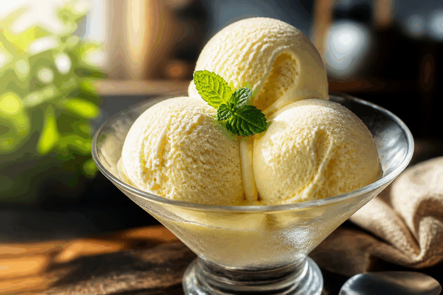 Glace au citron maison en 3 ingrédients, sans machine et prête en 5 minutes 🍋👌 Description Cette glace au citron maison est rafraîchissante, légère et délicieusement acidulée. Réalisée en seulement trois ingrédients, elle ne nécessite aucune machine à glace et se prépare en un temps record. Parfaite pour une pause gourmande estivale ou en fin de repas pour réveiller les papilles. Informations Temps de préparation : 5 minutes Temps de cuisson : 0 minute Nombre de portions : 4 Difficulté : Facile Ingrédients Pour la glace 250 ml de crème liquide entière très froide (30 % de matière grasse minimum) 150 g de lait concentré sucré 100 ml de jus de citron frais (environ 2 à 3 citrons) Préparation Verse la crème liquide très froide dans un saladier bien froid pour faciliter la prise. Fouette la crème au batteur électrique jusqu'à obtenir une chantilly ferme. Incorpore délicatement le lait concentré sucré à la chantilly à l’aide d’une spatule, en soulevant la préparation pour ne pas la faire retomber. Ajoute ensuite le jus de citron fraîchement pressé et mélange très doucement jusqu’à obtenir une préparation homogène. Verse la préparation dans un récipient hermétique adapté au congélateur. Place la glace au congélateur pendant au moins 4 heures avant dégustation, idéalement une nuit, pour qu’elle prenne parfaitement sans cristaux. Astuces Utilise toujours de la crème liquide entière très froide pour monter une chantilly stable et onctueuse. Ne pas trop mélanger le jus de citron pour éviter que la chantilly retombe. Avant de servir, sors la glace 5 à 10 minutes à température ambiante pour la rendre plus crémeuse et facile à découper. Tu peux ajouter un peu de zeste de citron pour intensifier le parfum, sans modifier la texture. Service Serre cette glace au citron dans des coupelles individuelles, accompagnée de petits sablés ou de morceaux de fruits frais comme des fraises ou des framboises. Parfaite après un repas léger ou lors d’une chaude journée d’été pour une pause fraîcheur pleine de peps.