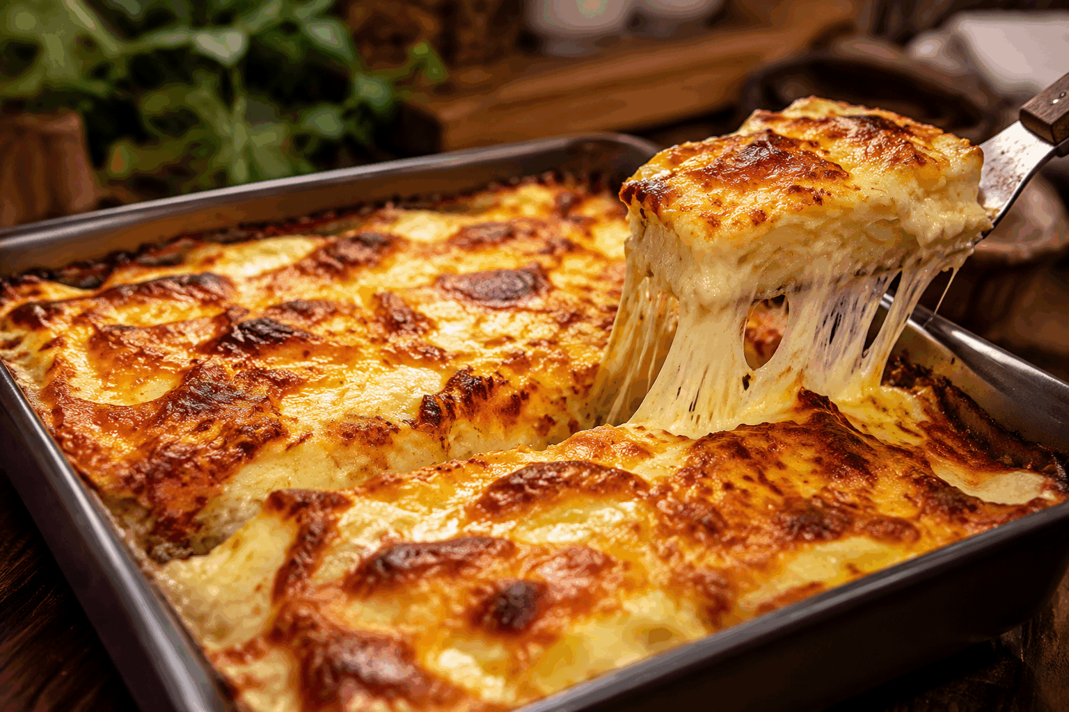 Gratin dauphinois sans fromage ni gluten, prêt en 30 minutes et délicieux à souhait 🔥 Description Ce gratin dauphinois revisité conserve toute la douceur et la rondeur du plat traditionnel, tout en étant sans fromage et sans gluten. Il est crémeux, fondant en bouche, avec une belle croûte dorée. Idéal pour un repas rapide, savoureux et adapté aux intolérants au gluten ou au lactose. Informations Temps de préparation : 10 minutes Temps de cuisson : 20 minutes Nombre de portions : 4 personnes Difficulté : Facile Ingrédients Pour le gratin 800 g de pommes de terre à chair ferme 400 ml de lait végétal (amande, avoine ou soja nature sans sucre) 200 ml de crème de soja ou crème de riz 2 gousses d’ail 1 cuillère à soupe d’huile d’olive 1 branche de thym frais Sel fin, poivre du moulin 1 pincée de noix de muscade râpée Préparation Préchauffe le four à 180°C (chaleur tournante de préférence). Épluche les pommes de terre et coupe-les en fines rondelles régulières, idéalement à la mandoline, pour assurer une cuisson homogène. Pele les gousses d’ail, frotte le plat à gratin avec une gousse, puis hache finement la seconde. Dans une casserole, fais chauffer doucement le lait végétal avec la crème de soja, l’ail haché, le thym, la noix de muscade, le sel et le poivre. Ne fais pas bouillir, juste frémir. Dispose les rondelles de pommes de terre en couches serrées dans le plat à gratin huilé. Verse doucement le mélange chaud de lait et crème par-dessus de manière à recouvrir les pommes de terre. Place le plat dans le four et fais cuire environ 20 minutes. Vérifie la cuisson en enfonçant la lame d’un couteau qui doit s’enfoncer sans résistance. Si le dessus ne dore pas assez à ton goût, active le grill quelques minutes en surveillant bien pour éviter de brûler. Astuces Utilise un lait végétal nature et sans sucre ajouté pour garder le goût authentique. Si tu n’as pas de mandoline, utilise un couteau bien aiguisé et regroupe des rondelles fines et régulières. Tu peux ajouter un peu de levure nutritionnelle pour une légère saveur fromagère sans lactose ni gluten. Pense à couvrir le gratin avec du papier aluminium les 10 premières minutes si tu crains un dessèchement. Service Sers ce gratin dauphinois végétal en accompagnement d’une viande rôtie, d’un poisson grillé ou d’un plat végétarien comme un tofu mariné. Présente-le dans un plat à gratin directement à table pour un effet convivial, idéal lors d’un dîner en famille ou entre amis.