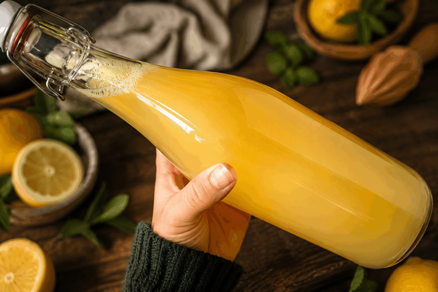 La boisson probiotique maison qui réveille vos intestins en 5 minutes 🍋