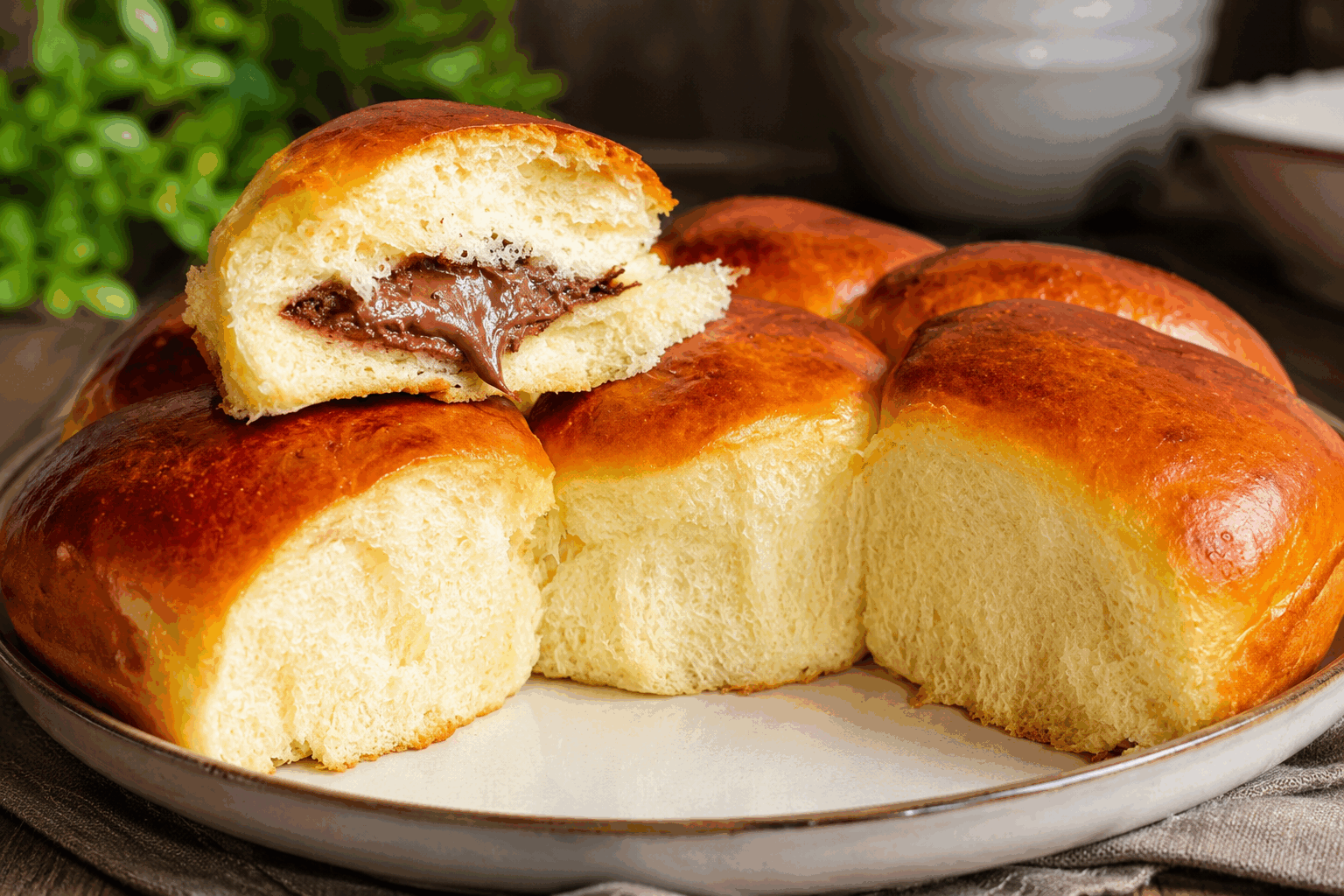 La brioche moelleuse qui se fait sans robot en 5 minutes, fourrée au chocolat 😍