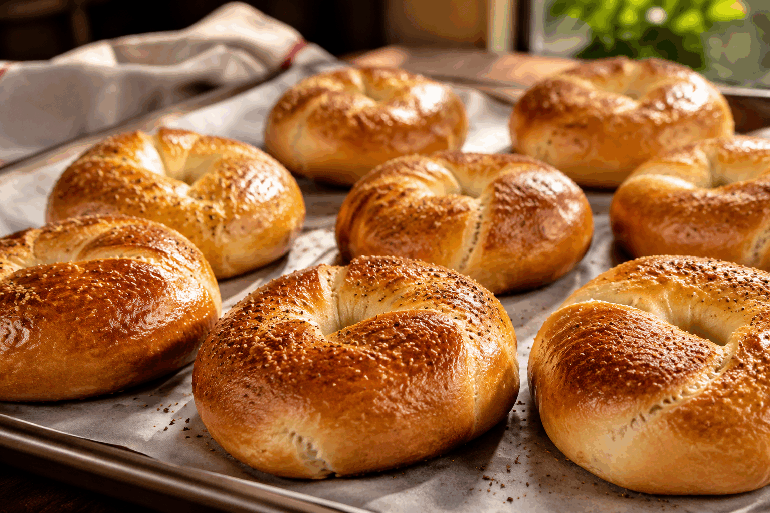 La brioche turque açma, moelleuse et filante, prête en 5 minutes 😍 Description L’açma est une brioche turque légère, moelleuse et délicatement filante, parfaite pour le petit-déjeuner ou le goûter. Sa texture aérienne et son goût légèrement beurré en font un incontournable de la pâtisserie turque. Facile et rapide à préparer, elle peut être préparée en seulement 5 minutes grâce à une pâte idéale pour un résultat express. Informations Temps de préparation : 5 minutes Temps de cuisson : 20 minutes Nombre de portions : 8 pièces Difficulté : Facile Ingrédients Pour la pâte 250 ml de lait tiède 50 g de beurre fondu 50 ml d’huile végétale (tournesol ou colza) 30 g de sucre 1 cuillère à café de sel 10 g de levure boulangère fraîche ou 5 g de levure sèche 500 g de farine T45 1 œuf (pour la pâte) Pour la dorure 1 jaune d’œuf 1 cuillère à soupe de lait Graines de sésame ou de pavot (facultatif) Préparation Réhydrate la levure dans le lait tiède avec une pincée de sucre pendant 5 minutes jusqu’à ce que le mélange mousse. Dans un grand saladier, mélange la farine, le sucre et le sel. Ajoute l’huile, le beurre fondu, l’œuf entier, puis le mélange lait-levure et commence à pétrir jusqu’à obtenir une pâte souple et légèrement collante. Pétris environ 8 minutes à la main ou 5 minutes au robot. Couvre la pâte d’un linge propre et laisse-la lever dans un endroit chaud pendant 45 minutes à 1 heure, jusqu’à ce qu’elle double de volume. Dégaze la pâte en appuyant dessus, divise-la en 8 portions égales. Prends chaque portion, forme un rouleau puis étire-le doucement en un long boudin. Enroule le boudin en spirale en formant un cercle, puis presse légèrement les extrémités pour fermer. Préchauffe le four à 180°C (chaleur tournante de préférence). Place les briochettes sur une plaque recouverte de papier cuisson, couvre-les d’un linge et laisse lever encore 15 minutes. Mélange le jaune d’œuf avec le lait, puis badigeonne délicatement les briochettes à l’aide d’un pinceau. Saupoudre de graines si tu le souhaites. Enfourne pour 15 à 20 minutes, jusqu’à ce que les briochettes soient dorées et gonflées. Laisse refroidir quelques minutes avant de déguster, la texture filante et moelleuse se goûte encore mieux tiède. Astuces Ne pas mettre la levure directement en contact avec le sel pour éviter de ralentir la fermentation. Utilise un lait tiède et non chaud pour ne pas tuer la levure. Pour une brioche encore plus aérienne, ajoute une cuillère à soupe de yaourt nature dans la pâte. Conserve les açma dans un torchon propre pour préserver leur moelleux le lendemain. Service Servez ces brioches açma tièdes, accompagnées de confiture maison, de miel, ou simplement nature avec un thé noir à la turque pour un petit-déjeuner authentique et gourmand. Elles sont également parfaites pour un brunch ou un goûter convivial.