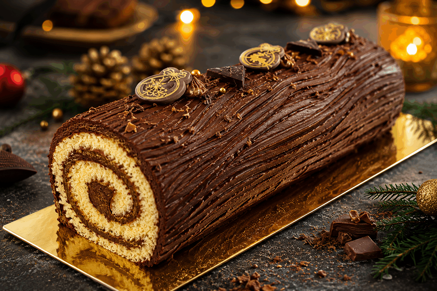 La bûche chocolat orange de ma grand-mère, un délice qui fond en 10 minutes 👌