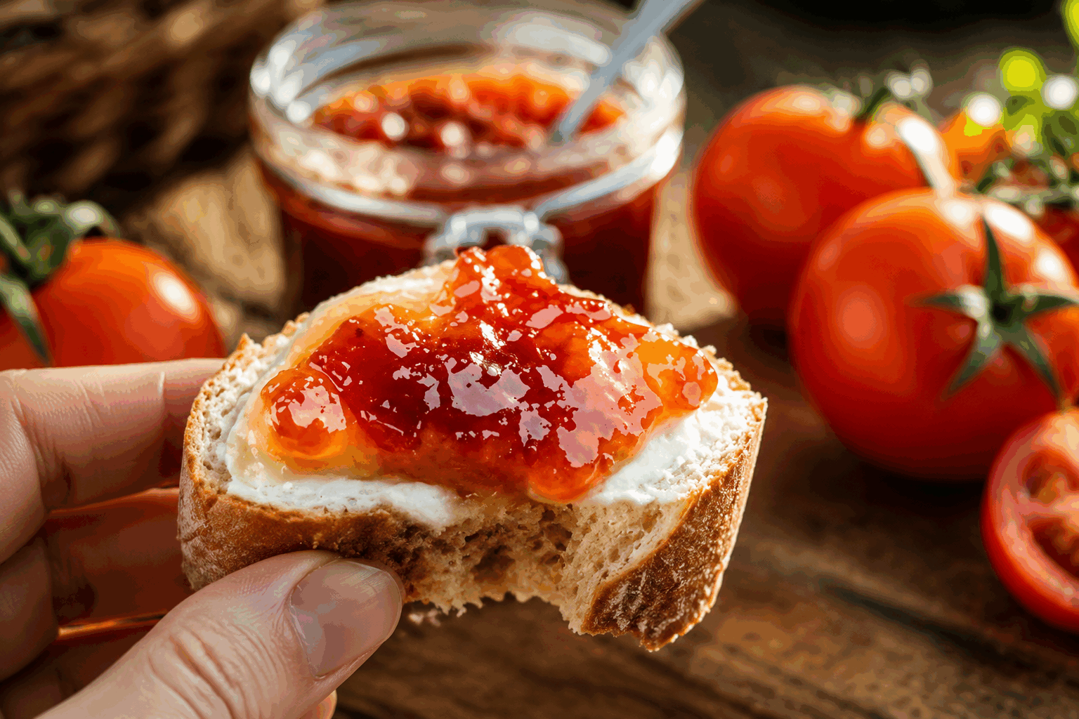 La confiture de tomates maison en 5 minutes, le secret de ma grand-mère 🍅✨