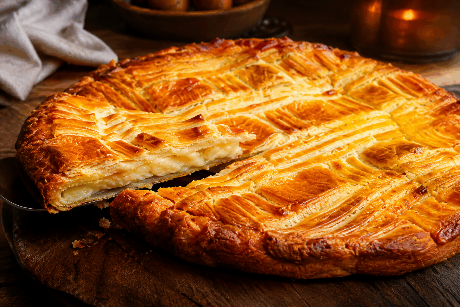 La galette des rois comtoise en 10 minutes, fondante et pleine de douceur 😍