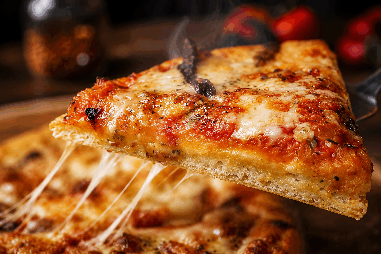 La pâte à pizza moelleuse de mon enfance sans eau ni sauce tomate, un secret bien gardé 👌 Description Cette pâte à pizza moelleuse, héritage gourmand de l’enfance, se distingue par l’absence d’eau et de sauce tomate, ce qui la rend unique et savoureuse. Sa texture douce et légèrement croustillante rappelle les recettes traditionnelles familiales, idéales pour une pizza revisitée ou une base originale à personnaliser. Un secret de cuisine à découvrir pour un repas convivial et nostalgique. Informations Temps de préparation : 20 minutes Temps de cuisson : 15 minutes Nombre de portions : 4 pizzas (diamètre 25 cm) Difficulté : Moyenne Ingrédients Pour la pâte 250 g de farine de blé T55 150 g de lait tiède 7 g de levure boulangère sèche 2 cuillères à soupe d'huile d'olive 1 cuillère à café de sucre 1 cuillère à café de sel Pour la garniture (suggestion) 200 g de mozzarella râpée 100 g de jambon blanc en dés 100 g de champignons de Paris émincés Quelques feuilles de basilic frais Huile d'olive pour le dessus Préparation Délaye la levure boulangère dans le lait tiède avec le sucre, puis laisse reposer 10 minutes jusqu’à ce que le mélange mousse. Dans un grand saladier, mélange la farine et le sel, forme un puits au centre. Verse le lait avec la levure mousseuse et l’huile d’olive dans le puits et mélange progressivement à la farine jusqu’à obtenir une pâte homogène. Pétris la pâte sur un plan fariné pendant environ 10 minutes, jusqu’à ce qu’elle devienne souple et élastique. Forme une boule, couvre-la d’un torchon propre et laisse lever pendant 1 heure dans un endroit chaud, jusqu’à ce qu’elle double de volume. Préchauffe le four à 230°C (thermostat 7-8) avec une plaque ou une pierre à pizza à l’intérieur. Dégaze la pâte en appuyant dessus, puis divise-la en 4 pâtons égaux. Étale chaque pâton sur un plan fariné en cercle de 25 cm de diamètre, en gardant une légère épaisseur pour le moelleux. Dispose la garniture : mozzarella râpée, jambon, champignons, puis arrose d’un filet d’huile d’olive. Enfourne chaque pizza sur la plaque chauffée pendant 12 à 15 minutes jusqu’à ce que la croûte soit dorée et moelleuse. Sors les pizzas du four, ajoute quelques feuilles de basilic frais avant de servir bien chaud. Astuces Utilise du lait tiède, pas chaud, pour activer la levure sans la tuer. Pétris suffisamment la pâte pour développer le gluten, ce qui garantit son moelleux. Laisse lever la pâte dans un endroit tiède et à l’abri des courants d’air. Pour varier, remplace le lait par du yaourt nature et ajoute un peu d’huile d’olive pour plus de douceur. Service Servez cette pizza moelleuse à l’apéritif en petites parts ou en plat principal accompagnée d’une salade verte croquante. C’est un plat convivial parfait pour les soirées en famille ou entre amis, qui rappelle les goûters d’enfance avec une touche d’originalité et de simplicité.