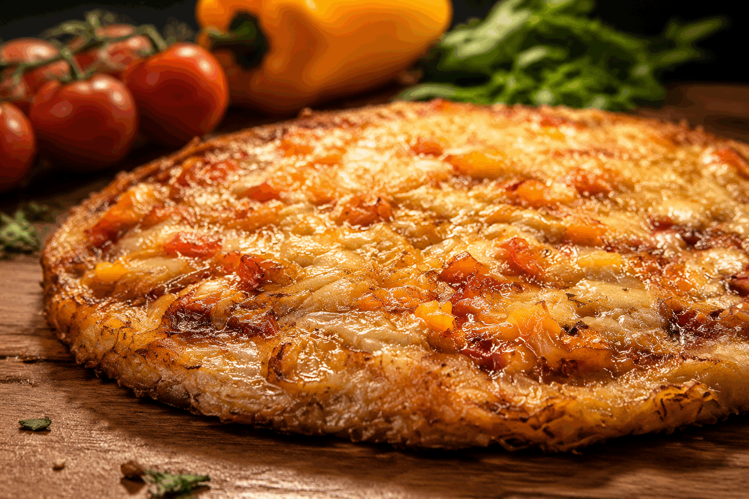 La pizza sans farine au thon en 10 minutes, sans gluten et tellement gourmande 🔥 Description Cette pizza sans farine est une alternative rapide et légère, idéale pour les personnes intolérantes au gluten ou souhaitant réduire leur consommation de glucides. Sa base moelleuse à base d’œufs et de fromage accueille une garniture savoureuse au thon, agrémentée de tomates, d’olives et d’herbes. Parfaite pour un repas express, elle allie gourmandise et simplicité en seulement 10 minutes. Informations Temps de préparation : 5 minutes Temps de cuisson : 5 minutes Nombre de portions : 2 pizzas individuelles Difficulté : Facile Ingrédients Pour la base sans farine 3 œufs 80 g de fromage râpé (emmental ou comté) 1 cuillère à soupe de crème fraîche épaisse 1 pincée de sel Poivre du moulin Pour la garniture 1 boîte de thon au naturel (environ 120 g égoutté) 80 g de tomates cerises coupées en deux 8 olives noires dénoyautées et tranchées 1 cuillère à soupe d’huile d’olive 1 cuillère à café d’origan séché Quelques feuilles de basilic frais (facultatif) Sel et poivre Préparation Préchauffe le four à 200°C en mode grill ou chaleur tournante. Dans un bol, bats les œufs avec la crème fraîche, le sel, le poivre, puis incorpore le fromage râpé jusqu’à obtenir un mélange homogène. Verse la préparation en deux cercles sur une plaque recouverte de papier cuisson, en formant des disques de 15 cm environ. Enfourne pour 4 à 5 minutes jusqu’à ce que la base soit légèrement dorée et bien prise. Pendant ce temps, égoutte le thon et mélange-le avec les tomates cerises, les olives, l’huile d’olive, l’origan, un peu de sel et de poivre. Sors les bases du four, répartis la garniture au thon sur chaque pizza. Remets au four 1 à 2 minutes pour réchauffer la garniture sans dessécher la base. Décore avec des feuilles de basilic frais avant de servir. Astuces Pour une base encore plus légère, remplace la crème par du yaourt nature. Ajoute un peu de fromage de chèvre ou de mozzarella pour une touche fondante dans la garniture. Si tu souhaites une version végétarienne, remplace le thon par des champignons sautés ou des artichauts. Ne laisse pas trop cuire la base avant d’ajouter la garniture pour éviter qu’elle ne devienne trop sèche. Service Servez cette pizza sans farine chaude, accompagnée d’une salade verte croquante ou d’une ratatouille légère pour un déjeuner ou dîner équilibré et rapide. Idéale pour un repas improvisé quand on manque de temps mais pas de gourmandise.