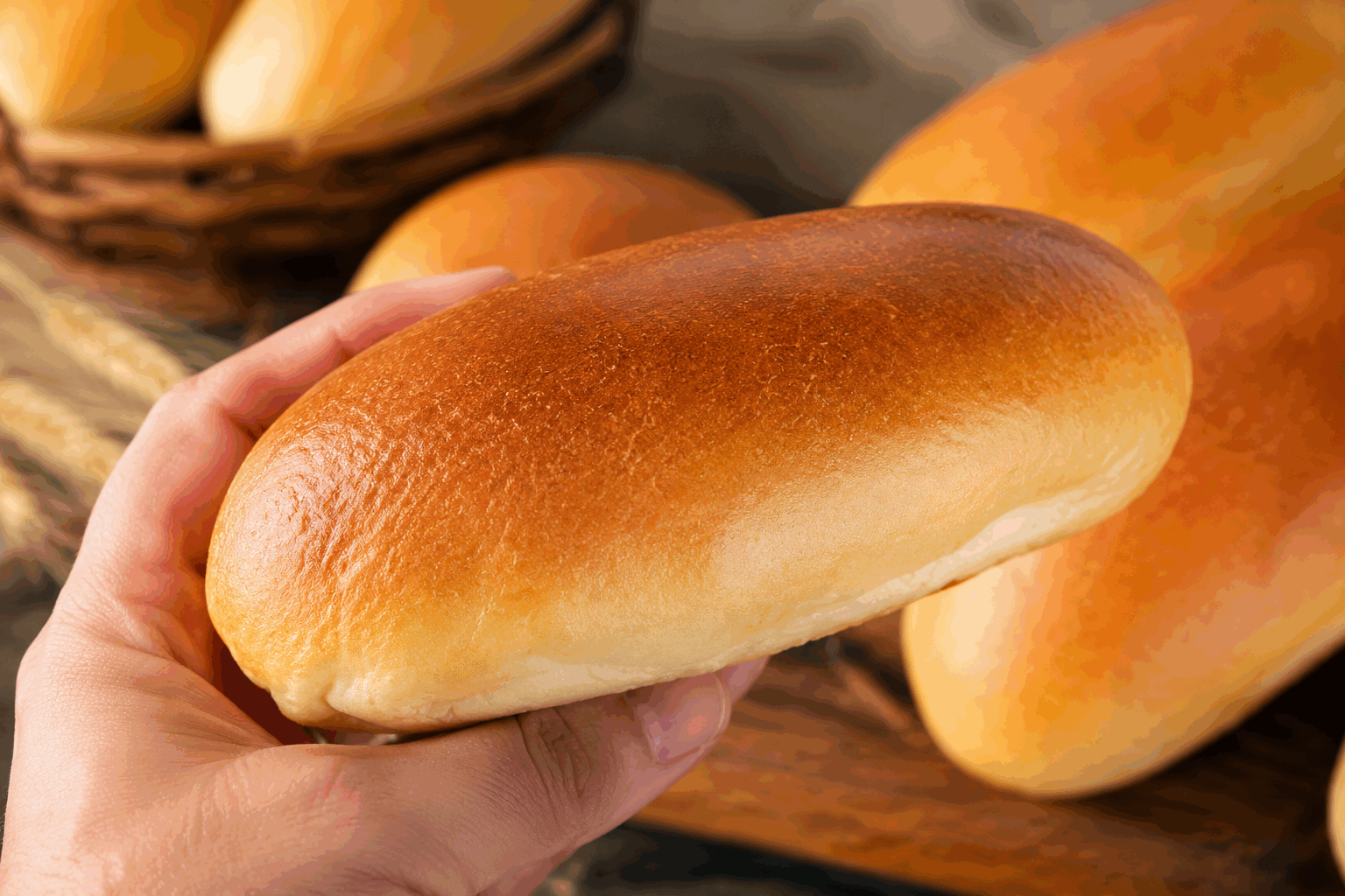 La recette maison des pains à hot dog moelleux en 30 minutes chrono 🌭👌 Description Découvrez cette recette rapide et facile pour réaliser des pains à hot dog moelleux, parfaits pour accompagner vos saucisses lors d’un barbecue ou d’un repas convivial. Ces petits pains légers et tendres sont parfaits pour une dégustation gourmande en un temps record. Informations Temps de préparation : 15 minutes Temps de cuisson : 15 minutes Nombre de portions : 8 pains à hot dog Difficulté : Facile Ingrédients Pour la pâte 250 g de farine de blé 10 g de sucre en poudre 5 g de sel 1 sachet de levure boulangère sèche (7 g) 150 ml de lait tiède 15 g de beurre fondu 1 œuf Un peu d’eau tiède (si nécessaire) Préparation Dans un bol, mélange la levure boulangère avec le lait tiède et le sucre, puis laisse reposer 5 minutes jusqu’à ce que le mélange mousse. Dans un grand saladier, tamise la farine et ajoute le sel hors du centre. Fais un puits au centre, puis verse le mélange de levure, l’œuf battu et le beurre fondu. Mélange à la main ou au robot pétrisseur jusqu’à obtenir une pâte homogène. Si la pâte est trop sèche, ajoute un peu d’eau tiède une cuillère à soupe à la fois. Pétris la pâte environ 8 à 10 minutes jusqu’à ce qu’elle soit souple, lisse et légèrement collante. Couvre d’un torchon propre et laisse lever dans un endroit chaud pendant 10 minutes, la pâte doit légèrement gonfler. Divise la pâte en 8 portions égales, forme des boudins allongés (environ 12 cm de longueur) en les roulant bien. Dispose-les sur une plaque recouverte de papier cuisson en les espaçant. Couvre à nouveau et laisse lever 10 minutes. Préchauffe le four à 190°C (chaleur statique). Si tu le souhaites, badigeonne les pains avec un peu d’œuf battu pour les dorer. Enfourne pendant 12 à 15 minutes jusqu’à ce qu’ils soient dorés et bien gonflés. Dépose-les sur une grille pour les laisser refroidir légèrement avant de les garnir. Astuces Utilise du lait tiède (pas chaud) pour activer la levure sans la tuer. Ne surcharge pas la farine pour garder la pâte moelleuse et légère. Pour des pains encore plus doux, tu peux ajouter une cuillère à soupe de lait en poudre dans la pâte. Conserve les pains dans un sac plastique une fois refroidis pour maintenir leur moelleux plusieurs heures. Service Servez ces pains moelleux garnis de saucisses grillées, ketchup, moutarde, et accompagnés de frites maison ou d’une salade fraîche. Ils sont idéals pour un repas rapide en famille ou entre amis, lors d’un pique-nique ou d’une soirée barbecue improvisée.