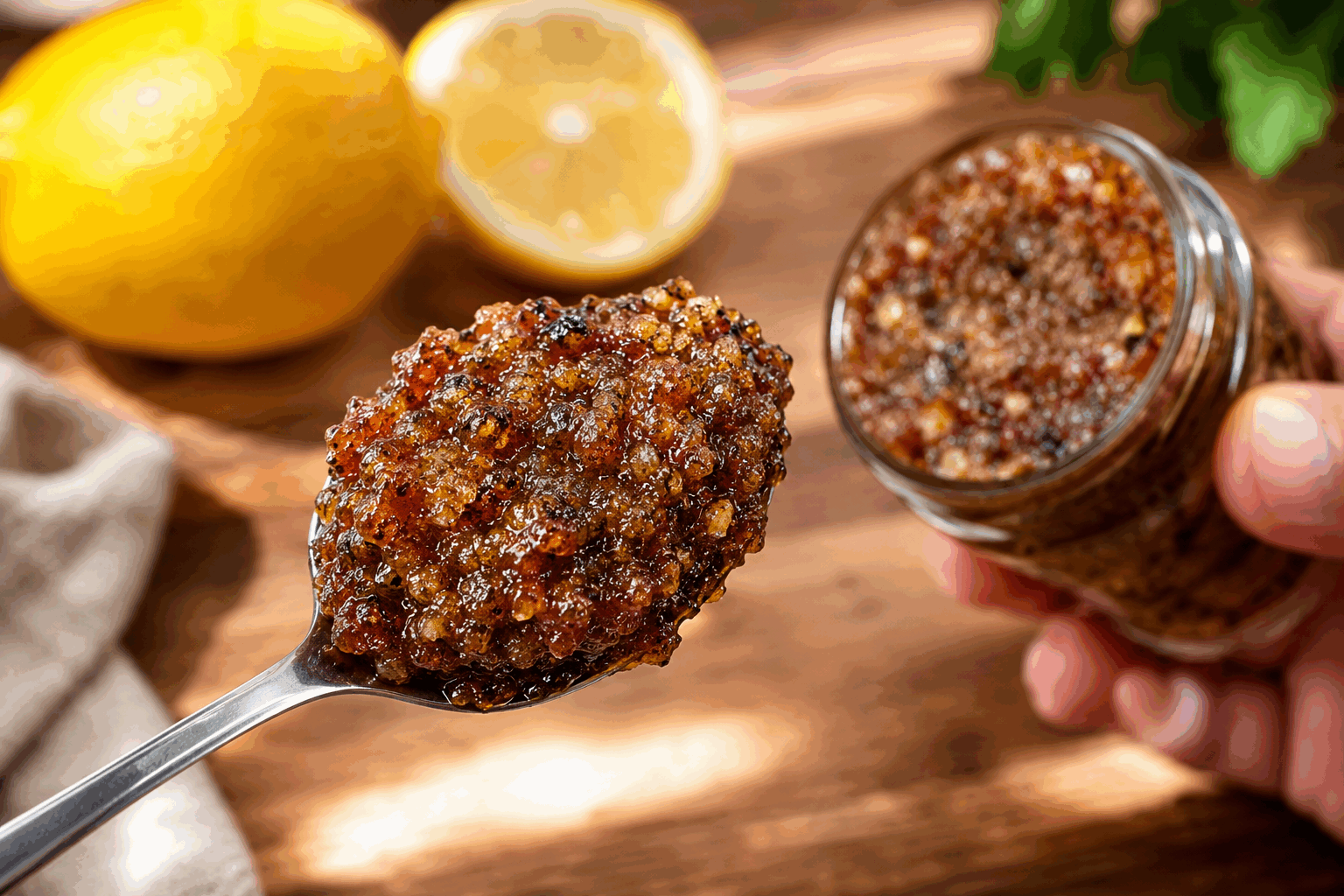 La recette secrète de grand-mère pour booster naturellement votre immunité en 5 minutes ✨ Description Cette boisson maison, simple et naturelle, associe des ingrédients réputés pour leurs bienfaits sur le système immunitaire. Facile et rapide à préparer, elle allie fraîcheur, douceur et une légère pointe d’épices. Idéale pour fortifier vos défenses dès les premiers signes de fatigue ou en prévention lors des saisons froides. Informations Temps de préparation : 5 minutes Temps de cuisson : 0 minute Nombre de portions : 1 verre (environ 250 ml) Difficulté : Facile Ingrédients Ingrédients principaux 200 ml d'eau tiède (environ 40 °C) 1 cuillère à soupe de miel (idéalement bio et liquide) 1/2 citron jaune (jus frais) 1 petit morceau de gingembre frais (environ 10 g) 1 pincée de curcuma en poudre 1 pincée de poivre noir moulu Préparation Épluche et râpe finement le gingembre frais. Fais chauffer légèrement l'eau pour qu'elle soit tiède, pas brûlante (environ 40 °C) afin de préserver les propriétés du miel et du citron. Dans un verre, verse l'eau tiède, puis ajoute le miel et remue jusqu’à dissolution complète. Ajoute le jus de citron frais, le gingembre râpé, le curcuma en poudre et le poivre noir moulu. Mélange bien l'ensemble à l’aide d’une cuillère. Laisse infusionner 1 à 2 minutes avant de boire, afin que les saveurs se mêlent. Astuces Utilise du miel bio et non chauffé pour conserver tous ses bienfaits naturels. Tu peux ajuster la quantité de gingembre selon ton goût pour plus ou moins de piquant. Le poivre noir active la biodisponibilité du curcuma, ne l’oublie pas pour un effet optimal. Cette boisson peut se consommer chaude ou tiède, mais évite l’eau bouillante pour ne pas détruire les vitamines. Service Servez cette boisson immédiatement pour profiter de toutes ses vertus. Idéale au petit-déjeuner ou en milieu de journée, elle accompagne parfaitement un moment de pause ou une collation légère. Peut également être offerte à vos proches en période hivernale pour les protéger naturellement.