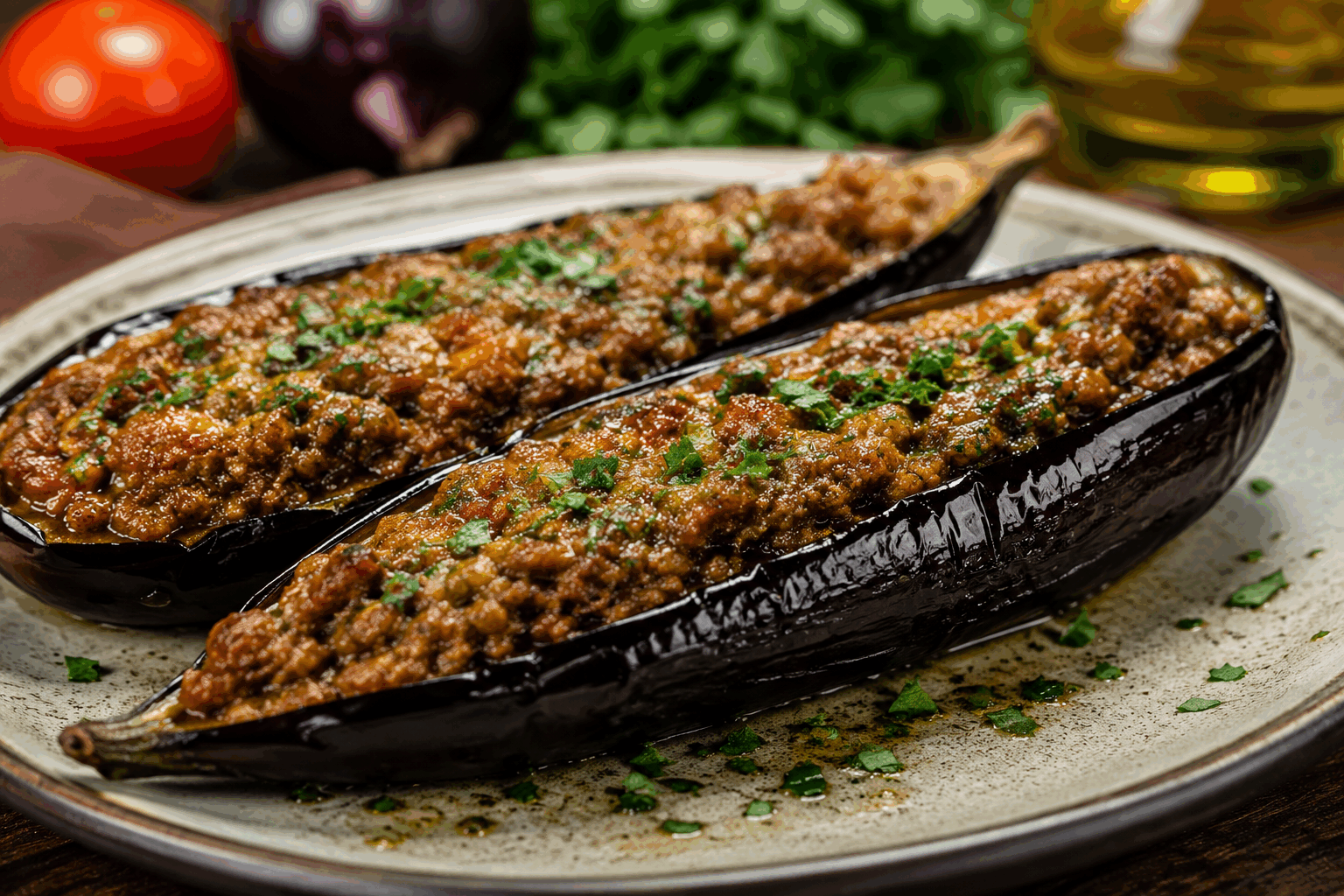 La recette secrète de l’aubergine fondante que ma grand-mère garde précieusement 🔥 Description Ce plat révèle toute la douceur et le fondant de l’aubergine, sublimé par une cuisson lente et des saveurs méditerranéennes délicates. Originaire d’une tradition familiale, cette recette secrète allie simplicité et authenticité, parfaite pour un repas convivial ou un accompagnement réconfortant. Informations Temps de préparation : 20 minutes Temps de cuisson : 40 minutes Nombre de portions : 4 personnes Difficulté : Moyenne Ingrédients Pour l’aubergine fondante 2 grosses aubergines (environ 600 g chacune) 4 cuillères à soupe d’huile d’olive extra vierge 3 gousses d’ail 200 g de tomates pelées concassées (en conserve) 1 oignon moyen 1 cuillère à café de sucre Sel fin, selon goût Poivre noir fraîchement moulu, selon goût 1 cuillère à soupe de vinaigre balsamique (optionnel) Quelques feuilles de basilic frais 1 cuillère à café d’herbes de Provence Préparation Préchauffe le four à 180°C (chaleur tournante de préférence). Lave les aubergines et coupe-les en tranches d’environ 1,5 cm d’épaisseur dans le sens de la longueur. Fais dégorger les tranches d’aubergine en les saupoudrant légèrement de sel et en les laissant reposer 20 minutes sur une grille ou une passoire, puis essuie avec un papier absorbant pour retirer l’excès d’eau. Pèle et hache finement l’oignon et les gousses d’ail. Dans une poêle, chauffe 2 cuillères à soupe d’huile d’olive et fais revenir l’oignon jusqu’à ce qu’il soit translucide, puis ajoute l’ail et laisse cuire 1 minute. Ajoute les tomates concassées, le sucre, le vinaigre balsamique, les herbes de Provence, le sel et le poivre. Laisse mijoter doucement à feu doux pendant 15 minutes, jusqu’à obtenir une sauce légèrement réduite. Dispose les tranches d’aubergine dans un plat allant au four, badigeonne-les avec 2 cuillères à soupe d’huile d’olive restantes et enfourne pour 20 minutes, en les retournant à mi-cuisson pour uniformiser la cuisson. Sors les aubergines du four, nappe-les généreusement avec la sauce tomate et remets au four pour 10 minutes supplémentaires afin que les saveurs se mélangent et que les aubergines deviennent fondantes. Parseme de feuilles de basilic frais avant de servir. Astuces Pour une texture encore plus fondante, laisse reposer les aubergines dans la sauce quelques heures au réfrigérateur avant de servir. Si vous souhaitez un plat plus gourmand, ajoutez une fine couche de parmesan râpé sur les aubergines juste avant les 10 dernières minutes de cuisson. Le vinaigre balsamique rehausse subtilement la douceur des aubergines, mais il peut être retiré si vous préférez un goût plus classique. Pour éviter que les aubergines ne deviennent amères, le dégorgement au sel est essentiel. Service Servez cette aubergine fondante tiède ou à température ambiante, en accompagnement d’une viande grillée, d’un poisson ou d’un plat végétarien comme un riz parfumé ou une salade fraîche. Parfaite pour un déjeuner en famille ou un dîner entre amis, elle se présente joliment dans un plat en terre cuite pour préserver son authenticité chaleureuse.