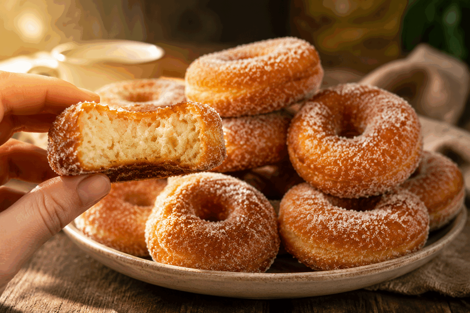 La recette secrète des Roscos espagnols de ma grand-mère, prêts en 5 minutes ! 🔥 Description Les Roscos sont des biscuits traditionnels espagnols, originaires d’Andalousie. Ces petits beignets ronds, croustillants à l’extérieur et moelleux à l’intérieur, sont parfumés à l’anis et souvent saupoudrés de sucre. Cette version express vous permet de réaliser ces douceurs en seulement 5 minutes, parfaites pour accompagner un café ou un thé. Informations Temps de préparation : 5 minutes Temps de cuisson : 10 minutes Nombre de portions : 20 pièces Difficulté : Facile Ingrédients Pour la pâte 250 g de farine de blé 80 g de sucre en poudre 50 ml d’huile d’olive 50 ml d’anisette (ou eau de fleur d’oranger pour une version sans alcool) 1 œuf 1 cuillère à café de levure chimique 1 cuillère à café d’anis en grains (facultatif) 1 pincée de sel Pour la finition Sucre en poudre pour saupoudrer Préparation Préchauffe le four à 180°C (chaleur tournante de préférence). Dans un saladier, mélange la farine, la levure chimique, le sel et le sucre. Ajoute l’œuf, l’huile d’olive, l’anisette et les grains d’anis. Mélange rapidement à la main ou à la spatule jusqu’à obtenir une pâte souple et homogène. Évite de trop travailler la pâte. Former des petites boules de la taille d’une noix, puis fais un trou au centre avec le doigt pour créer la forme caractéristique de rosco (anneau). Dispose les rosques sur une plaque recouverte de papier cuisson, en les espaçant légèrement. Enfourne pour environ 10 minutes, jusqu’à ce que les biscuits soient légèrement dorés sur les bords. À la sortie du four, laisse tiédir quelques minutes puis saupoudre généreusement de sucre en poudre. Astuces Pour un goût plus intense, ajoute un peu de zeste de citron ou d’orange à la pâte. Si la pâte est trop collante, laisse-la reposer 5 minutes au réfrigérateur avant de façonner les rosquillos. Utilise un emporte-pièce rond ou le bouchon d’une bouteille pour former des anneaux bien réguliers. Conserve les Roscos dans une boîte hermétique pour préserver leur croquant plusieurs jours. Service Déguste ces Roscos espagnols tièdes ou à température ambiante, accompagnés d’un café noir, d’un verre de lait ou d’un thé à la menthe. Ils sont idéals pour un goûter convivial ou une pause gourmande en famille ou entre amis.