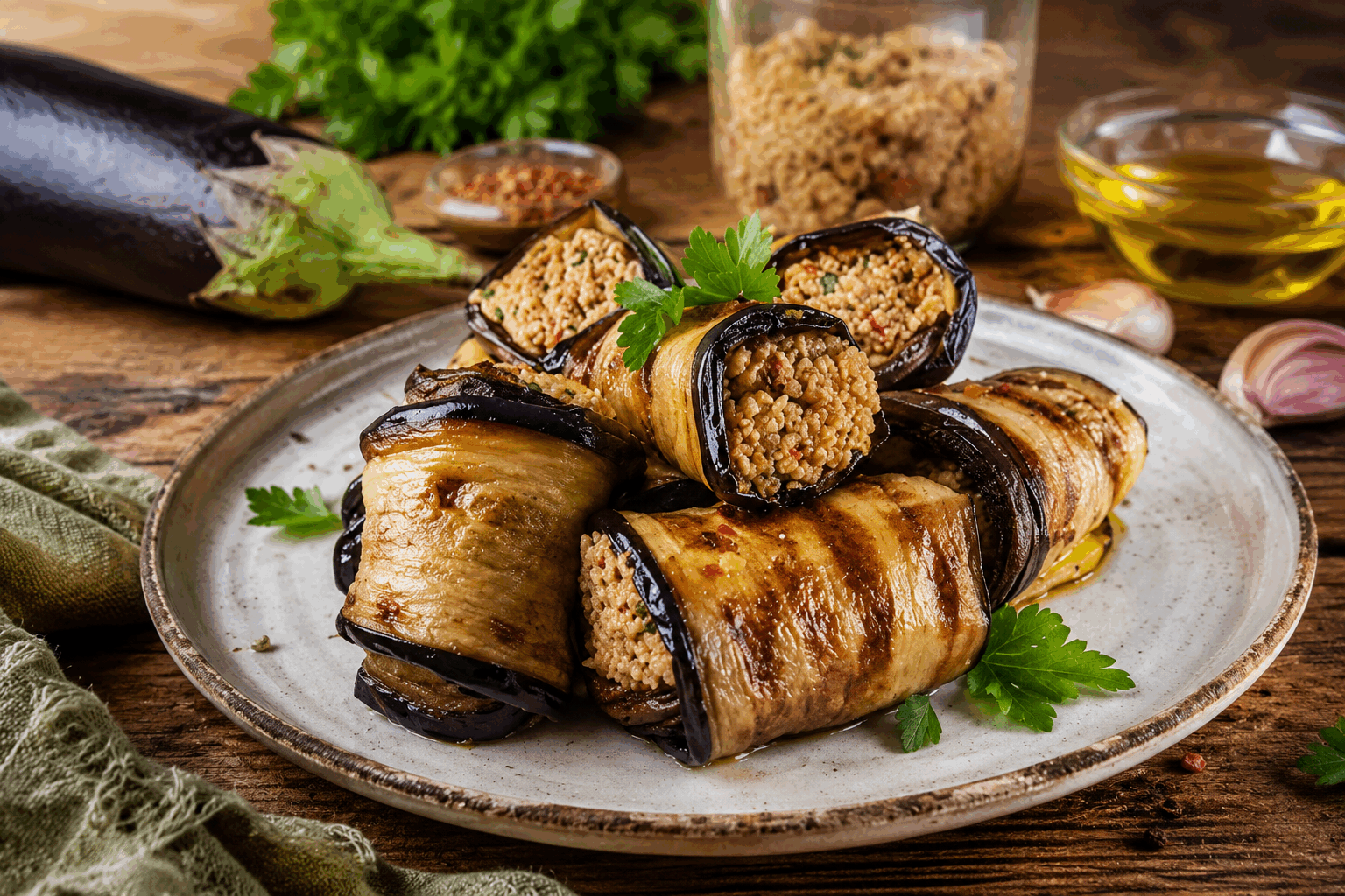 La recette secrète des aubergines farcies aux noix que je prépare chaque week-end 🔥 Description Ces aubergines farcies aux noix allient la douceur fondante des légumes à la richesse croquante des noix, relevées d'épices chaleureuses. Plat convivial et rustique, idéal pour un repas en famille le week-end, il séduit par ses saveurs généreuses et son aspect coloré. Informations Temps de préparation : 30 minutes Temps de cuisson : 40 minutes Nombre de portions : 4 personnes Difficulté : Moyenne Ingrédients Pour les aubergines 4 aubergines moyennes 2 cuillères à soupe d'huile d'olive 1 pincée de sel 1 pincée de poivre Pour la garniture 150 g de noix concassées 1 oignon moyen 2 gousses d'ail 1 tomate mûre 50 g de chapelure 50 g de fromage râpé (type parmesan ou gruyère) 1 cuillère à café de cumin en poudre 1 cuillère à café de coriandre moulue 3 cuillères à soupe d'huile d'olive Sel et poivre du moulin Quelques brins de persil frais Préparation Lave les aubergines, coupe-les en deux dans le sens de la longueur et évide délicatement la chair à l’aide d’une cuillère, en laissant environ 1 cm de bord. Préchauffe le four à 180°C (thermostat 6). Dans une poêle, chauffe 2 cuillères à soupe d'huile d'olive, puis fais revenir l'oignon finement émincé et l'ail haché jusqu’à ce qu’ils soient translucides. Ajoute la chair des aubergines coupée en petits dés, la tomate pelée et concassée, puis laisse cuire 10 minutes à feu moyen en remuant régulièrement. Incorpore les noix concassées, la chapelure, les épices (cumin et coriandre), sale et poivre. Mélange bien puis retire du feu. Ajoute le persil ciselé et le fromage râpé, puis mélange une dernière fois la préparation. Remplis les demi-aubergines avec la garniture en tassant légèrement. Dispose les aubergines farcies dans un plat allant au four, arrose-les d’un filet d’huile d’olive, puis enfourne pour 25 minutes. À la sortie du four, laisse tiédir quelques minutes avant de servir. Astuces Pour éviter que les aubergines ne soient amères, tu peux les saupoudrer de sel et les laisser dégorger 30 minutes avant de les cuire, puis les rincer et bien les sécher. Si tu n’as pas de chapelure, remplace-la par des miettes de pain sec ou des biscottes réduites en poudre. Tu peux ajouter un peu de piment doux ou de paprika pour relever la garniture selon tes préférences. Pour un plat plus riche, ajoute un filet de crème fraîche ou un peu de ricotta dans la garniture avant de farcir les aubergines. Service Serre ces aubergines farcies bien chaudes, accompagnées d’une salade verte croquante et d’un bon pain maison. C’est un plat parfait pour un déjeuner du dimanche en famille ou un dîner convivial entre amis.