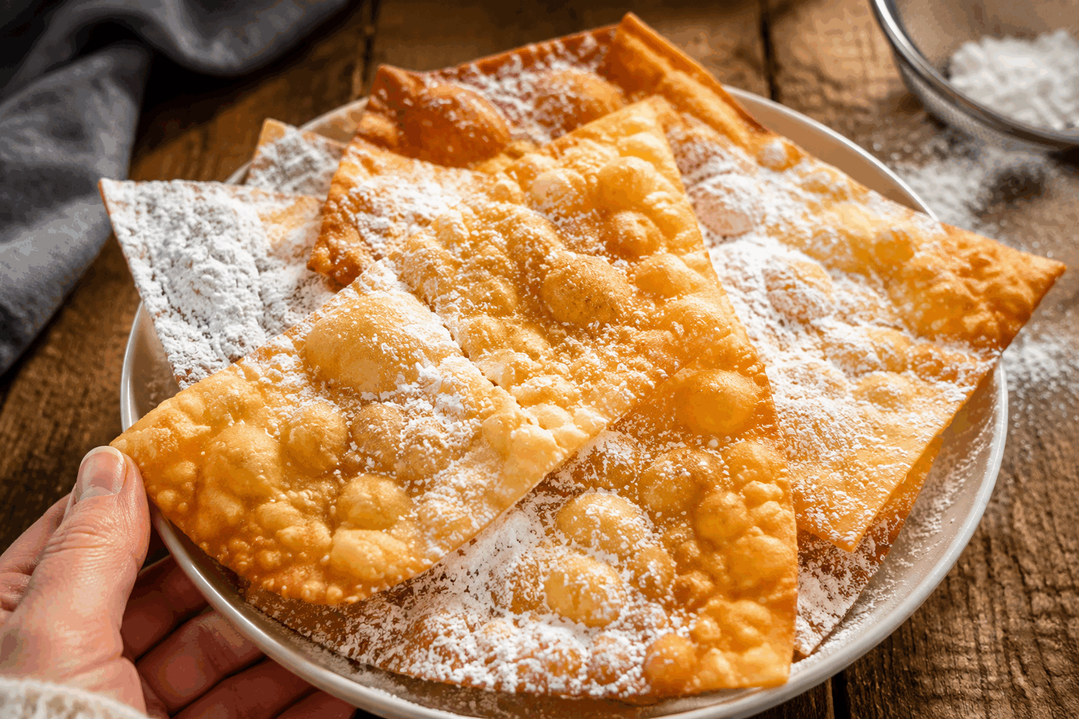 La recette secrète des beignets oreillettes croustillants en 10 minutes ✨