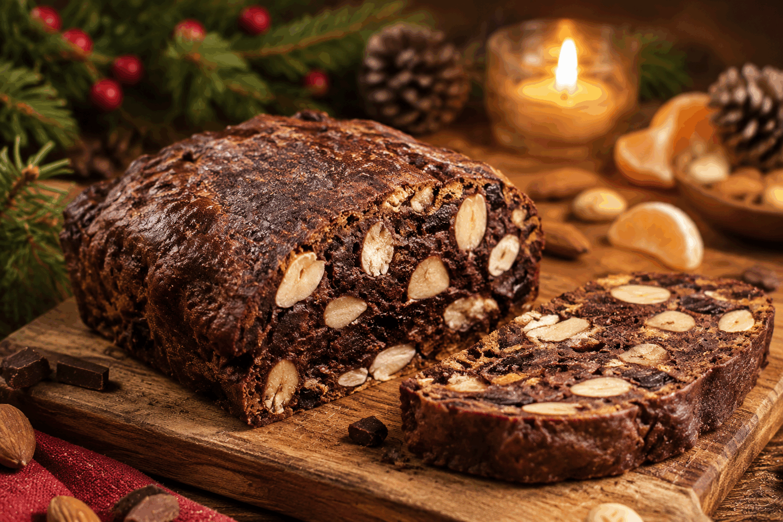 La recette secrète du pain d'épices italien sans œufs ni lait qui fond en bouche ✨ Description Ce pain d'épices italien, moelleux et délicatement parfumé, fond littéralement en bouche grâce à sa texture tendre et humide. Sans œufs ni lait, il est adapté aux régimes végétaliens tout en conservant les saveurs traditionnelles des épices italiennes. Parfait pour accompagner un thé, un café ou pour une pause gourmande toute l’année. Informations Temps de préparation : 15 minutes Temps de cuisson : 40 minutes Nombre de portions : 8 parts Difficulté : Facile Ingrédients Pour la pâte 250 g de farine de blé 150 g de miel d’acacia ou mille fleurs 100 g de sucre de canne complet 10 cl d’huile de tournesol ou d’olive légère 20 cl d’eau tiède 1 sachet de levure chimique (environ 11 g) 1 cuillère à café de bicarbonate de soude 1 cuillère à soupe de cacao en poudre non sucré 2 cuillères à café de cannelle moulue 1 cuillère à café de gingembre moulu 1/2 cuillère à café de clous de girofle moulus 1/2 cuillère à café de muscade râpée 1 pincée de sel Préparation Préchauffe le four à 160°C (thermostat 5-6). Dans un grand saladier, mélange la farine, la levure, le bicarbonate, le cacao, les épices et le sel. Dans un autre récipient, fouette l’huile, le miel, le sucre et l’eau tiède jusqu’à obtenir un mélange homogène. Incorpore progressivement le mélange liquide aux ingrédients secs en remuant délicatement pour éviter les grumeaux. Verse la pâte dans un moule à cake préalablement huilé ou recouvert de papier cuisson. Enfourne et laisse cuire 40 minutes. Vérifie la cuisson en plantant la lame d’un couteau : elle doit ressortir propre. Laisse refroidir le pain d’épices dans le moule pendant 10 minutes, puis démoule-le sur une grille pour qu’il refroidisse complètement. Astuces Pour un goût encore plus intense, laisse reposer le pain d’épices 24 heures à température ambiante, emballé hermétiquement. Remplace le miel par du sirop d’érable pour une version 100% végétale et sans produits animaux. Évite de trop mélanger la pâte afin de ne pas développer le gluten, ce qui rendrait le gâteau moins fondant. Ajoute quelques zestes d’orange ou des morceaux d’écorces confites pour une touche fruitée et acidulée. Service Servez ce pain d'épices italien sans œufs ni lait tiède ou à température ambiante, découpé en tranches épaisses. Il accompagne merveilleusement bien une infusion d’herbes ou un cappuccino végétal. Idéal pour les goûters d’hiver ou à offrir en cadeau gourmand pendant les fêtes.