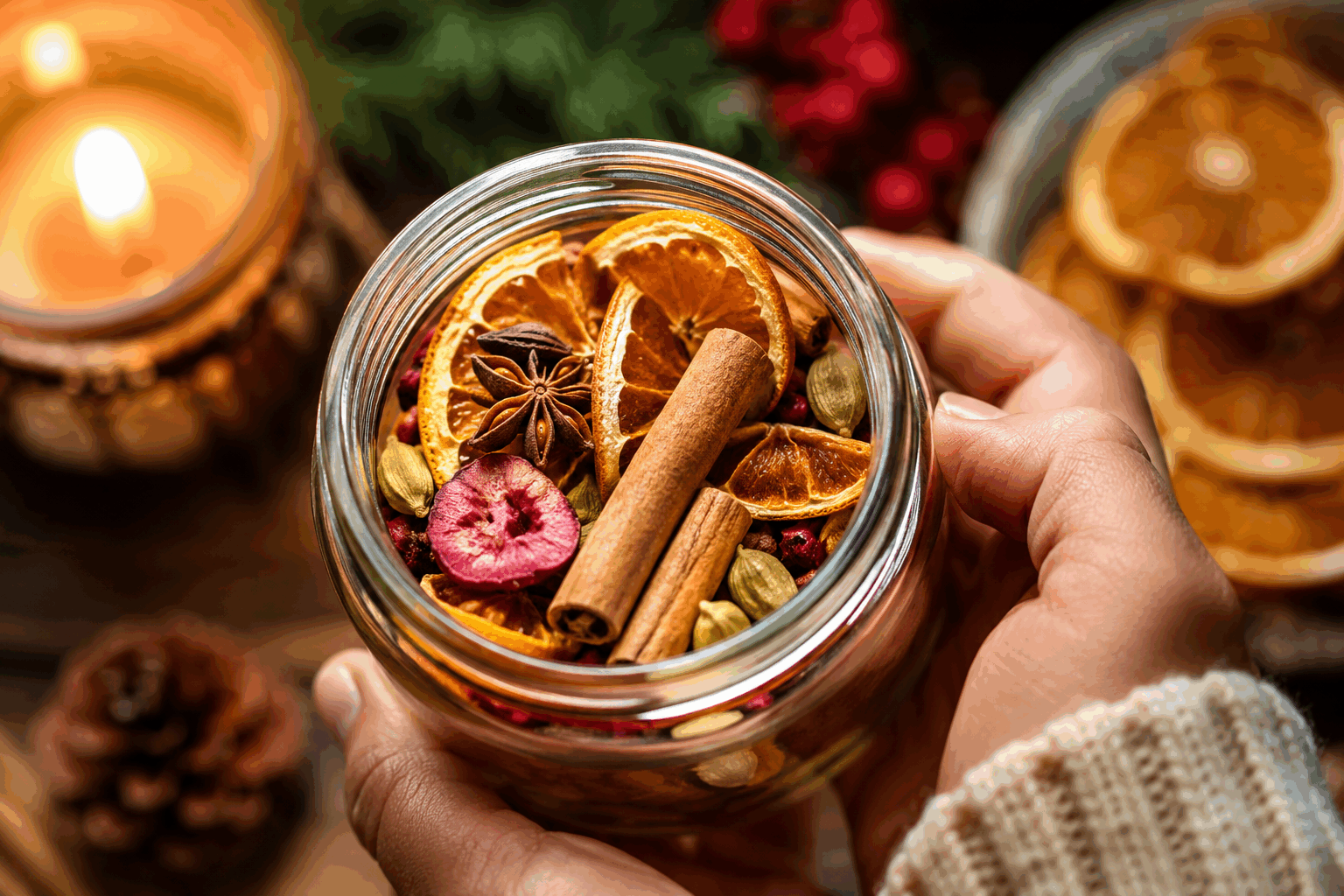 La recette secrète du vin chaud aux épices pour réchauffer vos soirées ✨ Description Le vin chaud aux épices est une boisson traditionnelle d'hiver, parfumée et réconfortante, idéale pour se réchauffer lors des longues soirées froides. Son bouquet aromatique mêle cannelle, clous de girofle et agrumes, offrant un équilibre subtil entre douceur et épices. Cette recette secrète mêle authenticité et convivialité, parfaite pour les fêtes ou les moments de partage. Informations Temps de préparation : 10 minutes Temps de cuisson : 20 minutes Nombre de portions : 6 personnes Difficulté : Facile Ingrédients Pour le vin chaud aux épices 1 bouteille de vin rouge sec (750 ml) 100 g de sucre roux 1 orange bio (zestes et quartiers) 1 citron bio (zestes et quartiers) 2 bâtons de cannelle 5 clous de girofle 3 étoiles de badiane 1 gousse de vanille fendue en deux 1 morceau de gingembre frais (environ 3 cm), pelé et tranché 150 ml d’eau Préparation Versez l’eau dans une casserole avec le sucre, la cannelle, les clous de girofle, la badiane, la gousse de vanille, et le gingembre. Portez à ébullition doucement et laissez infuser à feu doux pendant 10 minutes. Ajoutez les zestes et les quartiers d’orange et de citron dans la casserole. Laissez chauffer encore 5 minutes sans faire bouillir. Baissez le feu au minimum puis versez le vin rouge dans la casserole. Réchauffez doucement pendant 10 minutes — ne jamais porter à ébullition au risque d’altérer l’arôme du vin. Goûtez et ajustez la quantité de sucre en fonction de votre préférence. Filtrez le vin chaud à l’aide d’une passoire fine pour retirer les épices et les fruits. Servez chaud immédiatement, dans des verres résistants à la chaleur, garnis d’une tranche d’orange ou d’un bâton de cannelle pour la décoration. Astuces Utilisez un vin rouge fruité mais pas trop tannique pour équilibrer les épices sans amertume. Ne faites jamais bouillir le vin pour conserver ses arômes et éviter l’évaporation de l’alcool. Vous pouvez ajouter un peu de miel à la place du sucre pour une touche plus douce et aromatique. Préparez le vin chaud à l’avance et réchauffez-le doucement au moment de servir, sans le faire bouillir. Service Servez le vin chaud dans des verres transparents ou des tasses à anse, idéalement au coin du feu ou lors d’une soirée entre amis. Accompagnez-le de biscuits épicés ou de fruits secs. Cette boisson est parfaite pour les marchés de Noël, les soirées d’hiver ou toute occasion festive à partager au chaud.