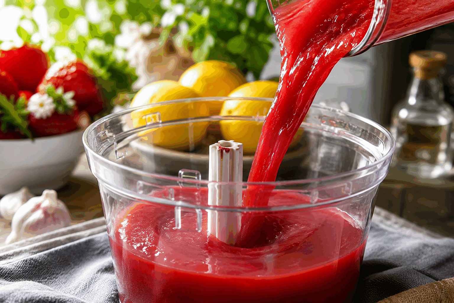 La sauce sriracha maison en 5 minutes, le secret pour un goût qui déchire 🔥 Description La sauce sriracha est une sauce pimentée thaïlandaise reconnue pour son équilibre parfait entre piquant, douceur et acidité. Cette version maison, prête en seulement 5 minutes, offre un goût intense et frais, idéal pour relever vos plats préférés avec une touche authentique et savoureuse. Informations Temps de préparation : 5 minutes Temps de cuisson : 0 minute Nombre de portions : 200 ml Difficulté : Facile Ingrédients Pour la sauce sriracha maison 100 g de piments rouges frais (type piment oiseau ou piment chili doux) 2 gousses d’ail 50 ml de vinaigre blanc 50 ml d’eau 30 g de sucre de canne 1/2 cuillère à café de sel fin Préparation Enlève les tiges des piments rouges puis coupe-les grossièrement. Pour un goût moins piquant, retire les graines si vous le souhaitez. Épluche les gousses d’ail et coupe-les en morceaux. Mets les piments, l’ail, le vinaigre, l’eau, le sucre et le sel dans un mixeur ou un blender. Mixe le tout jusqu’à obtenir une texture lisse et homogène. Goûte et ajuste le sel ou le sucre selon tes préférences. Transfère la sauce dans un récipient hermétique et laisse reposer au moins 30 minutes au réfrigérateur pour que les saveurs se mélangent parfaitement. La sauce peut se conserver jusqu’à deux semaines au frais. Astuces Utilise des piments bien rouges pour une sauce plus douce et sucrée, ou des piments plus forts pour un piquant intense. Si tu préfères une sauce plus épaisse, réduis légèrement la quantité d’eau lors du mixage. Pour une version vegan garantie, privilégie un sucre non raffiné et un vinaigre de qualité. Tu peux ajuster le niveau d’acidité en variant la quantité de vinaigre selon ton goût. Service Serre ta sauce sriracha maison comme un condiment indispensable sur des plats asiatiques, des burgers, des œufs, ou même en dipping pour des légumes crus et des viandes grillées. Idéale pour relever n’importe quelle préparation, elle apporte un coup de fouet savoureux et authentique à toutes tes envies culinaires.