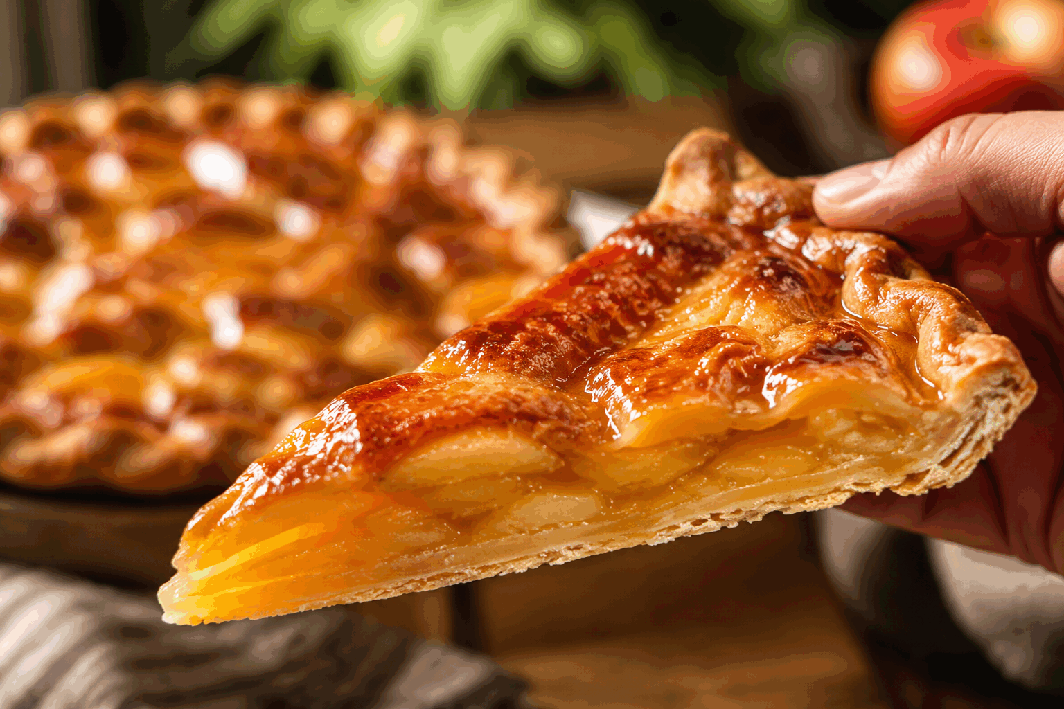 La tarte aux pommes fondante de grand-mère qui croustille à chaque bouchée 👌🍏