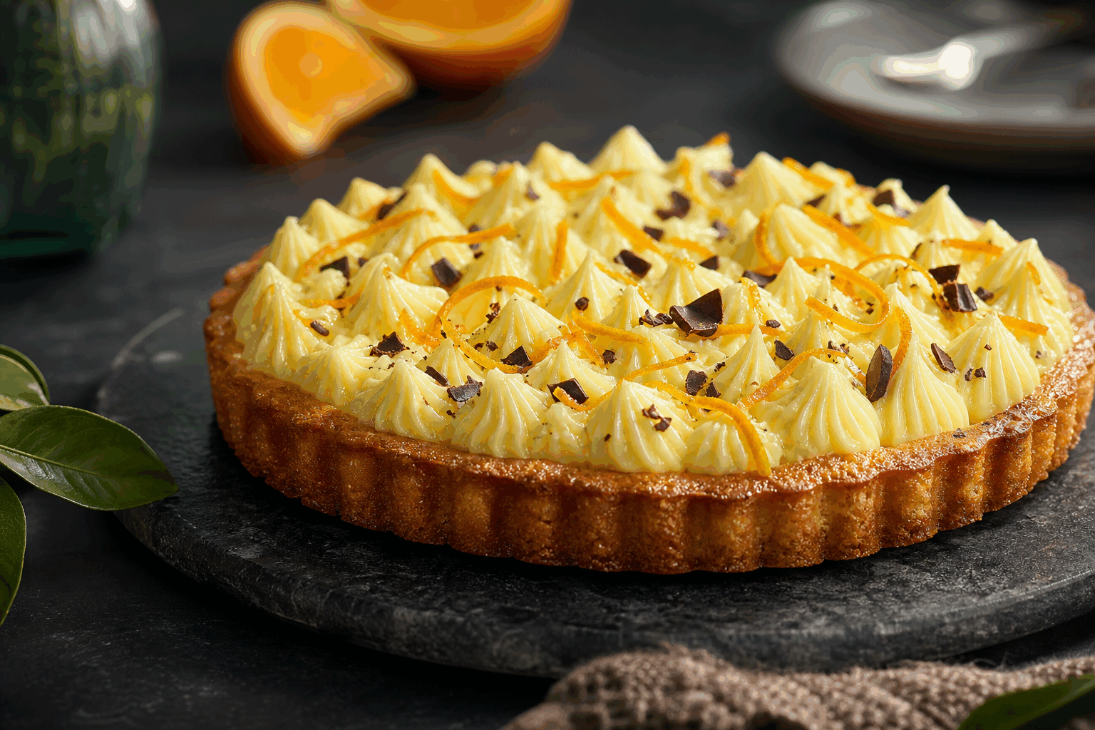 La tarte renversée à l’orange de ma grand-mère, prête en 10 minutes et un vrai délice 🍊✨